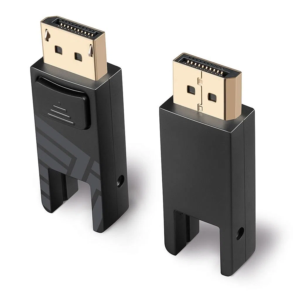 LINDY Câble Mini DisplayPort 1.4 Hybride Fibre Optique avec connecteurs DP Détachables, 10m
