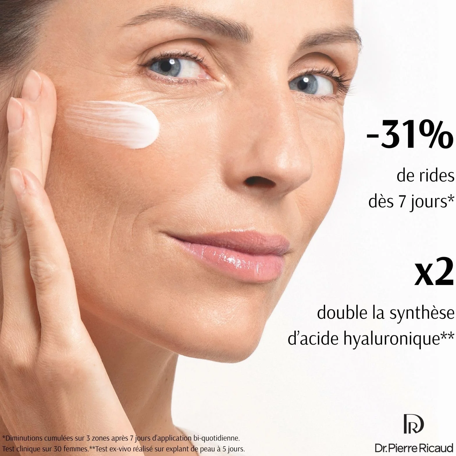 Dr Pierre Ricaud Crème Anti-Rides Comblante Visage Acide Hyaluronique Galanga Bio 40ml