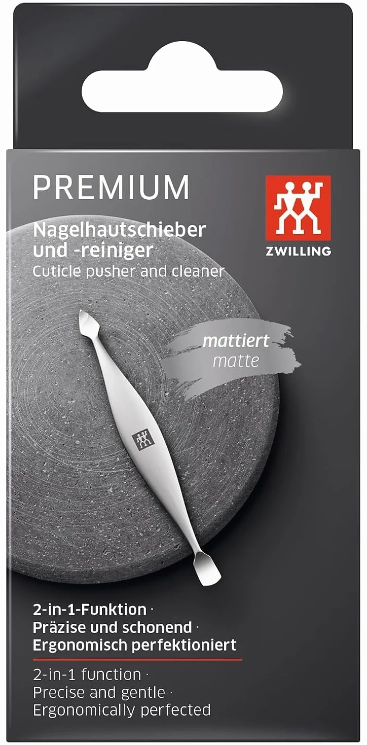 ZWILLING Pousse cuticules double instrument argent 90 mm