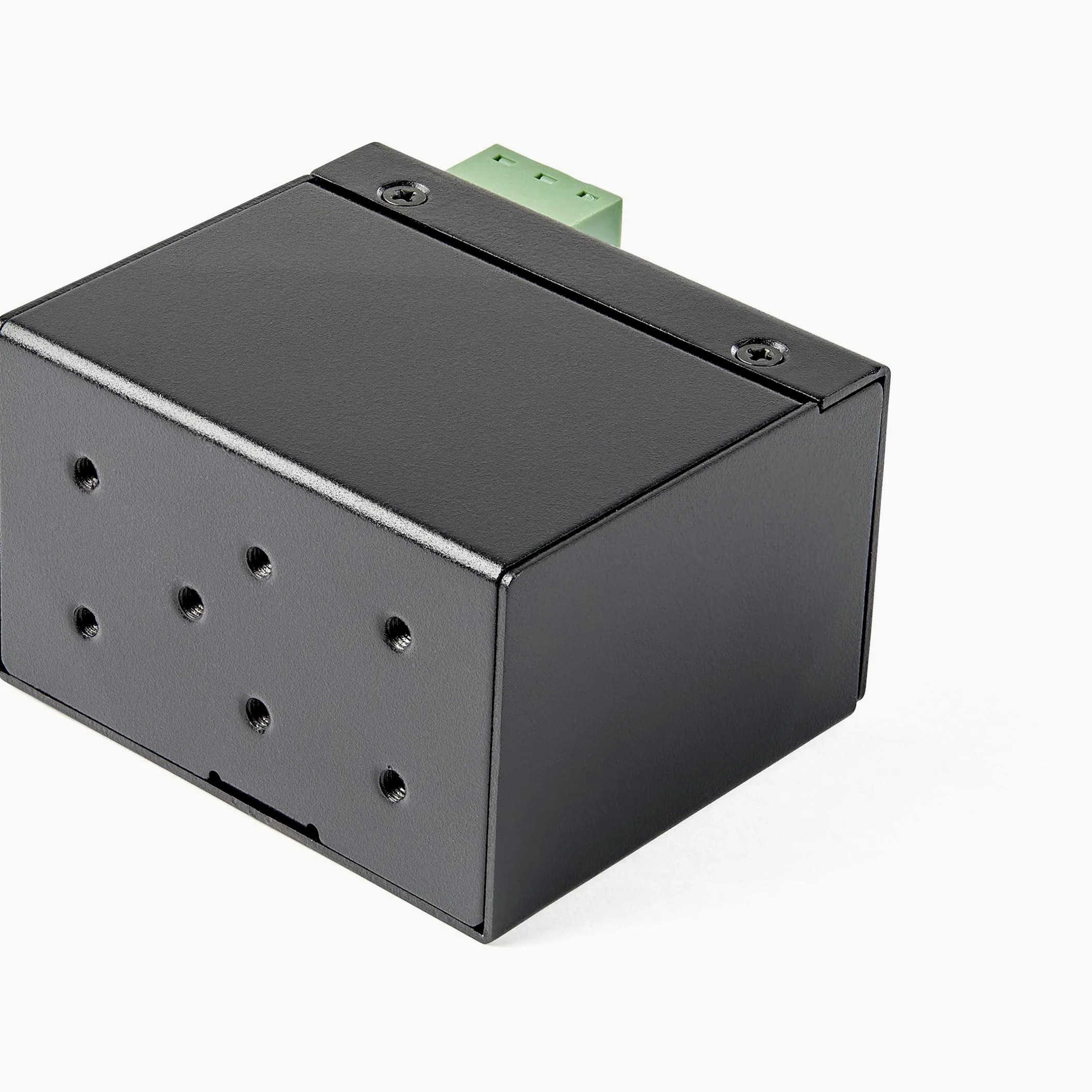 StarTech Convertisseur Fibre RJ45 PoE+ Industriel 30W, SFP (IMC1GSFP30W) | Gigabit, Monomode ou multimode, IEEE 802.3af/at, IP-30, -40 à +75C, Rail DIN