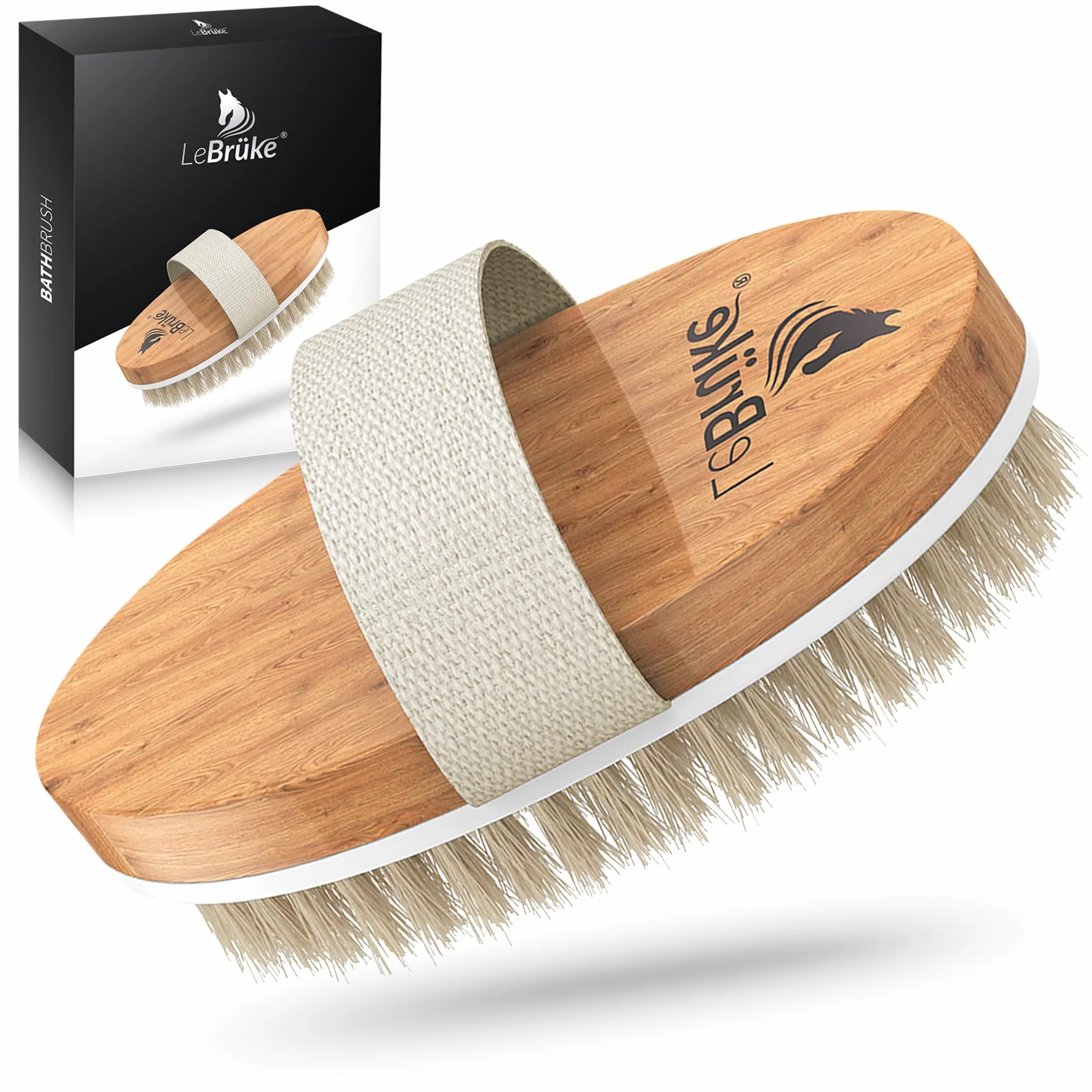 Brosse à sec corps exfoliante poils naturels exfoliation peau