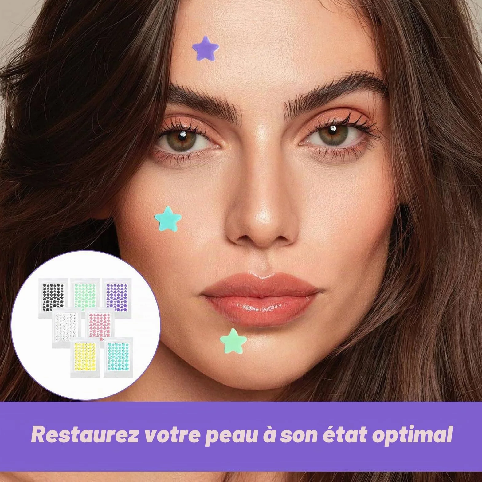 Pimple Patches 408 pièces Hydrocolloïde Acné Patch Invisible avec Huile de Tea Tree et Acide Salicylique