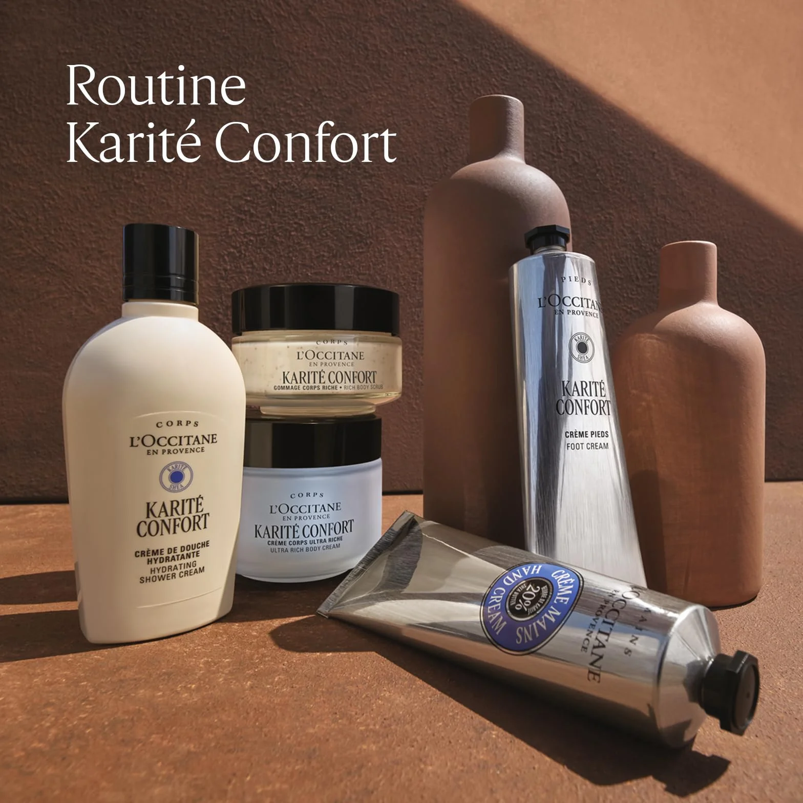L'OCCITANE Crème Pieds Karité Confort Peaux sèches Nourrit et répare Fabriqué en France
