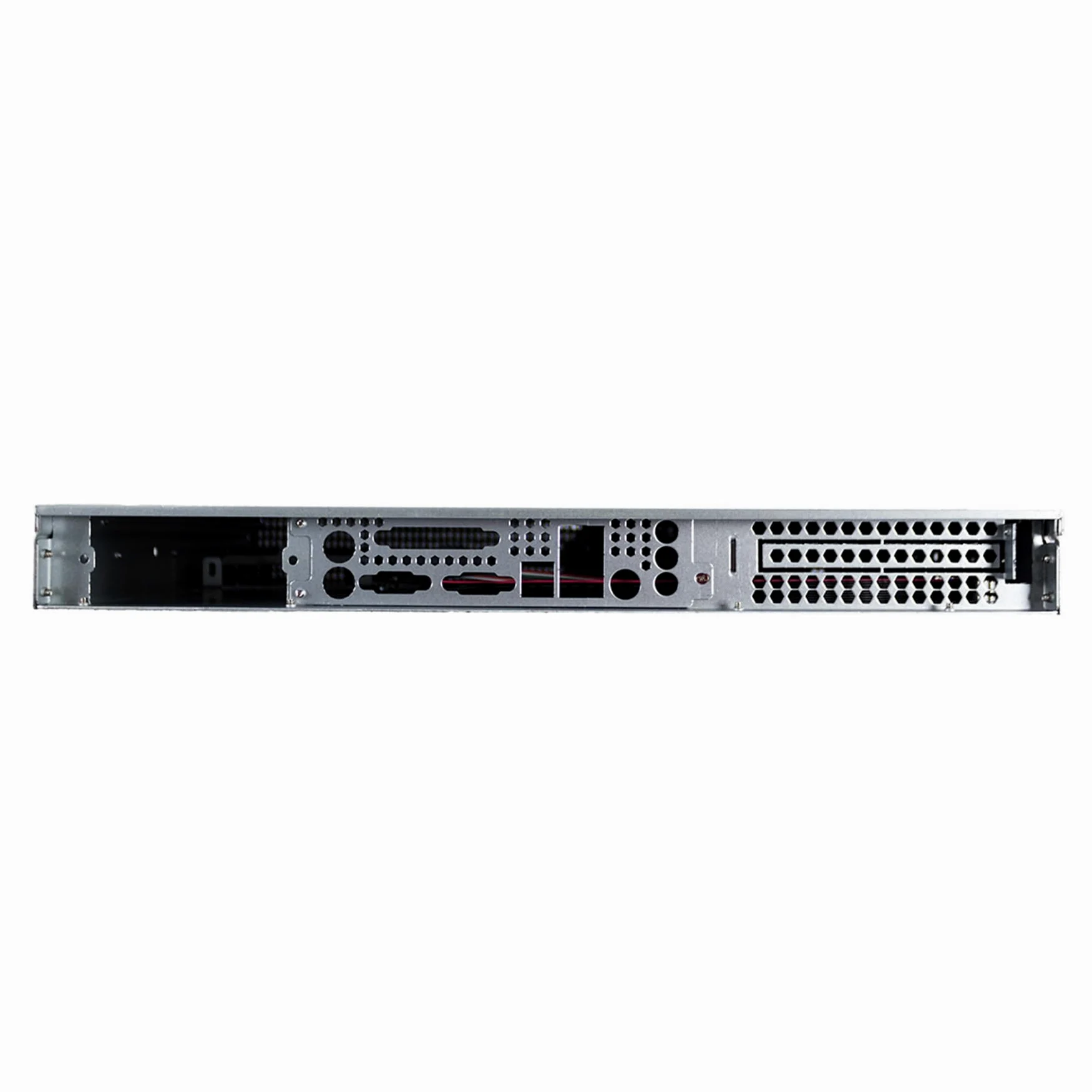 UNYKAch Châssis Rack 1U 19" UK1029, 430 (L) x 380 (l) x 45 (H) mm, boîtier avec Filtre Anti-poussière, 2 Ports USB 2.0, 1 Port USB 3.0, 3 Ventilateurs Double Boule 40 mm