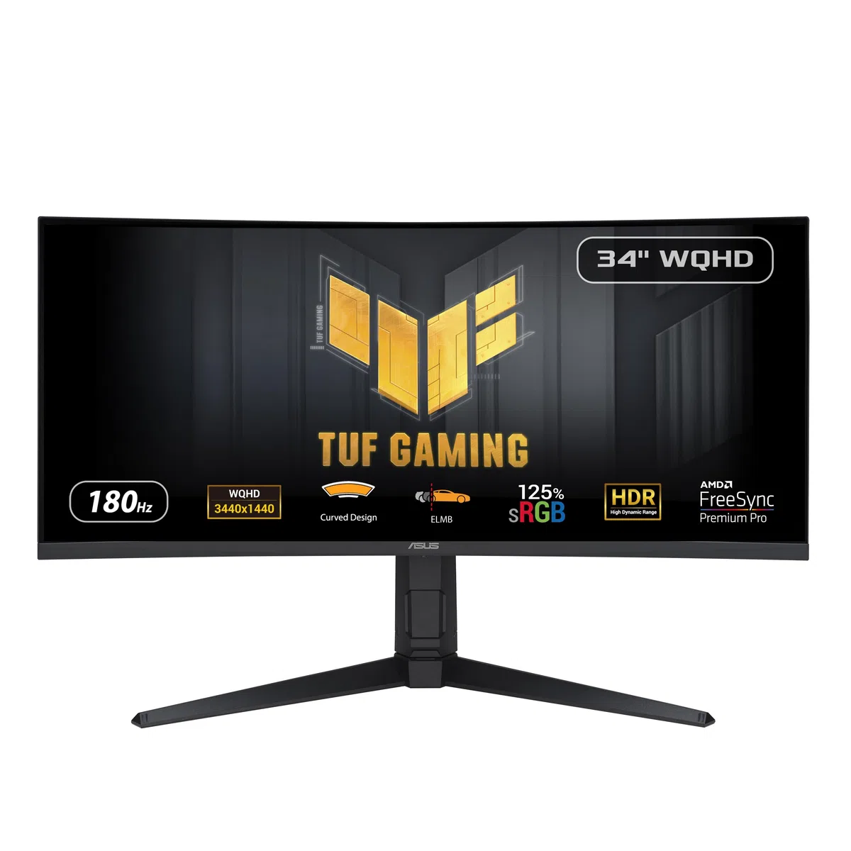 ASUS TUF Gaming VG34VQL3A 34 Pouces 1440p 180Hz Écran PC Gamer Ultrawide