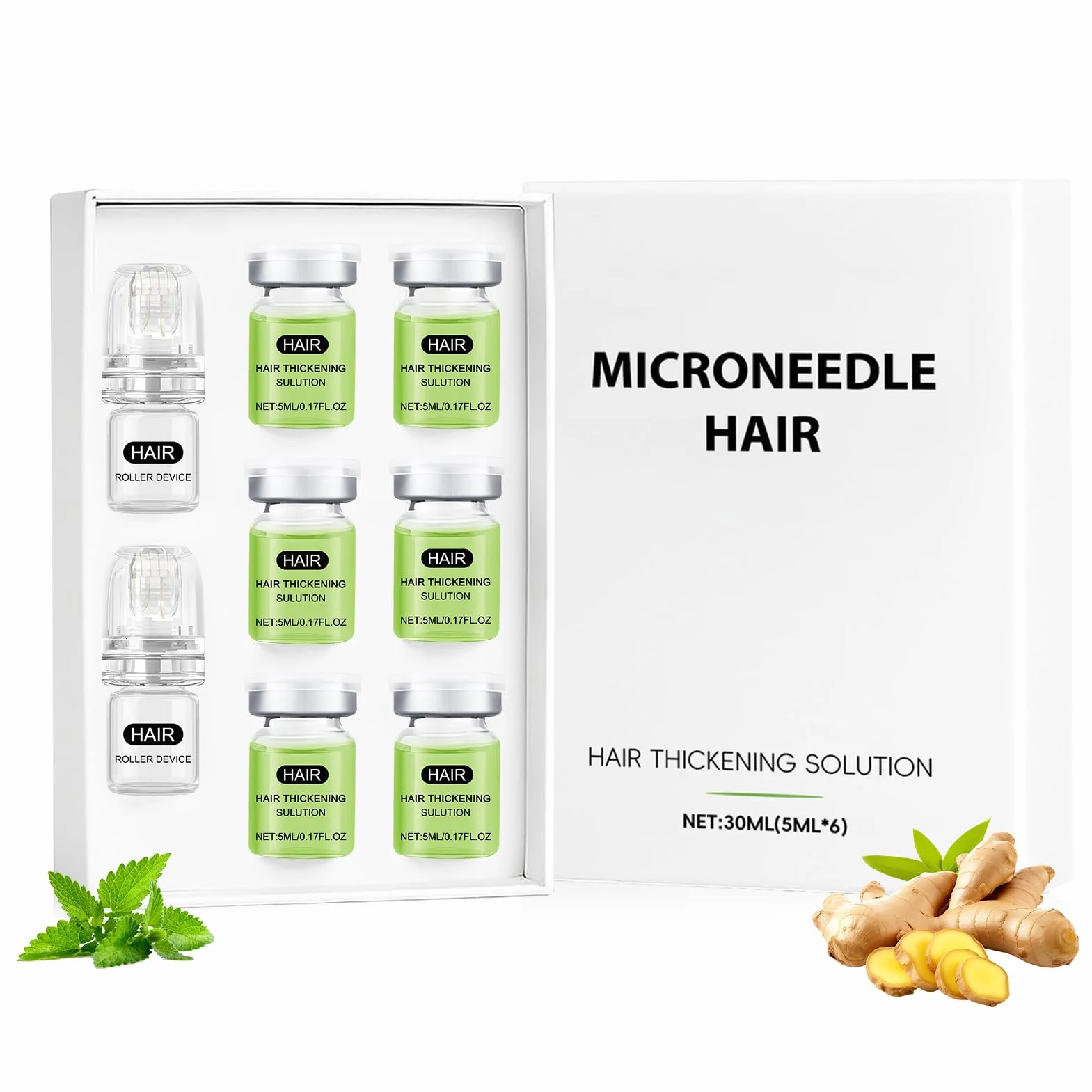 Alphainfuse Hair Regrowth System Micro Infusion Repousse Cheveux Densifie Renforce Racine 5 ml x 6