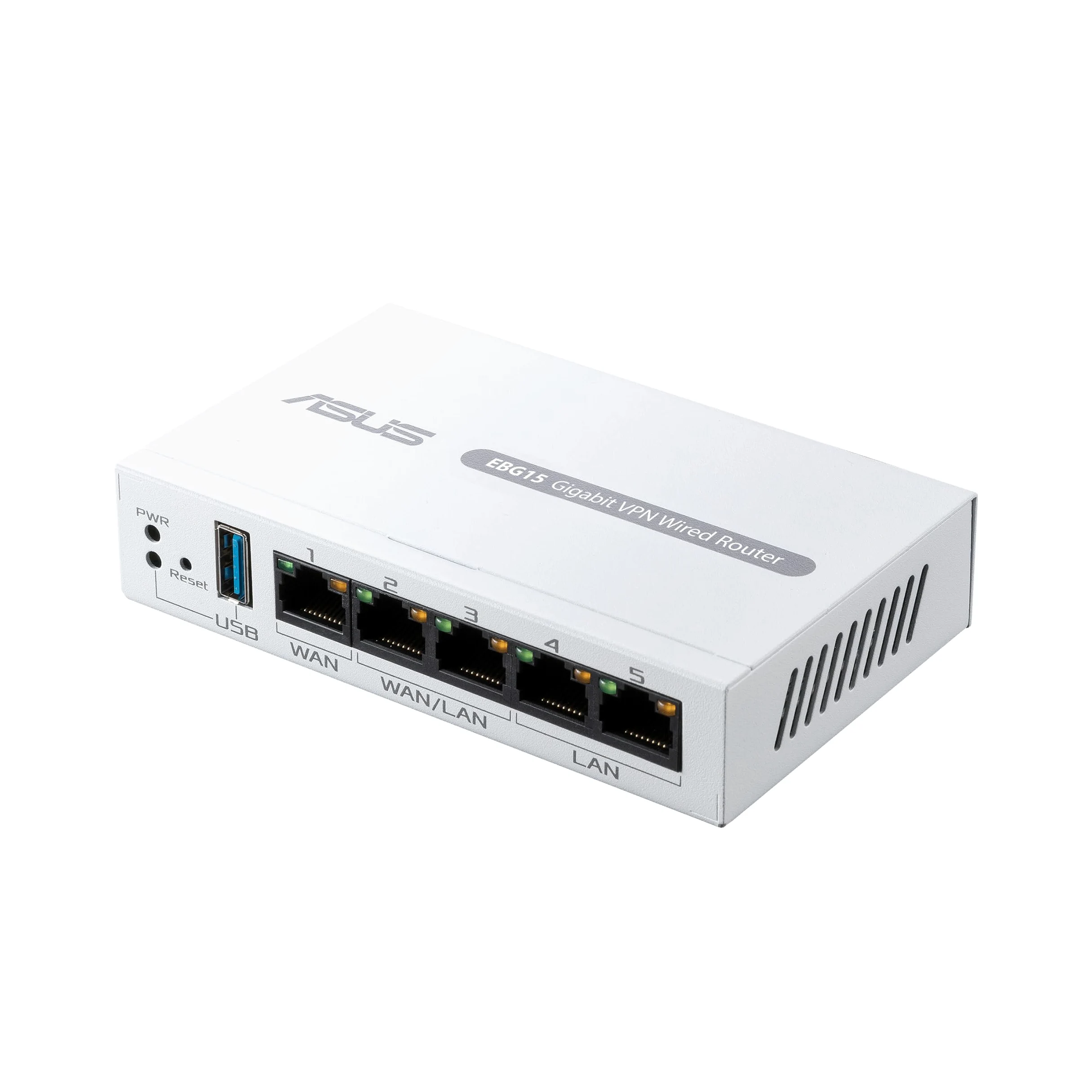 ASUS ExpertWiFi EBG15, routeur Filaire Gigabit VPN, jusqu'à 3 Ports WAN ethernet + 1 USB WAN, prévention des intrusions IPS, Pare-feu de Couche 7, sécurité réseau de Grade Commercial