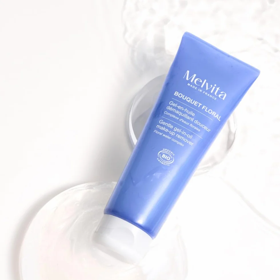 Melvita Gel en Huile Démaquillant Bouquet Floral Thé Vert 125 ml