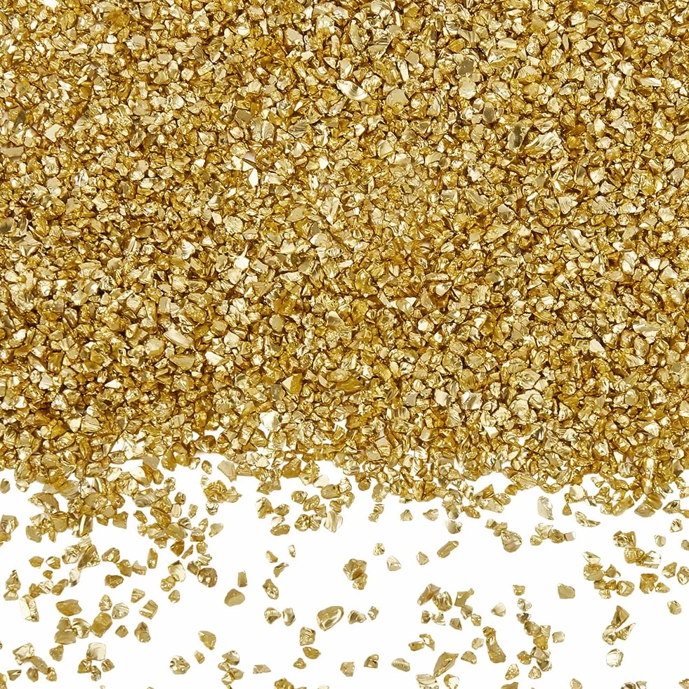 SUNNYCLUE Paillettes Métalliques Dorées 150G pour Nail Art Décoration Vase