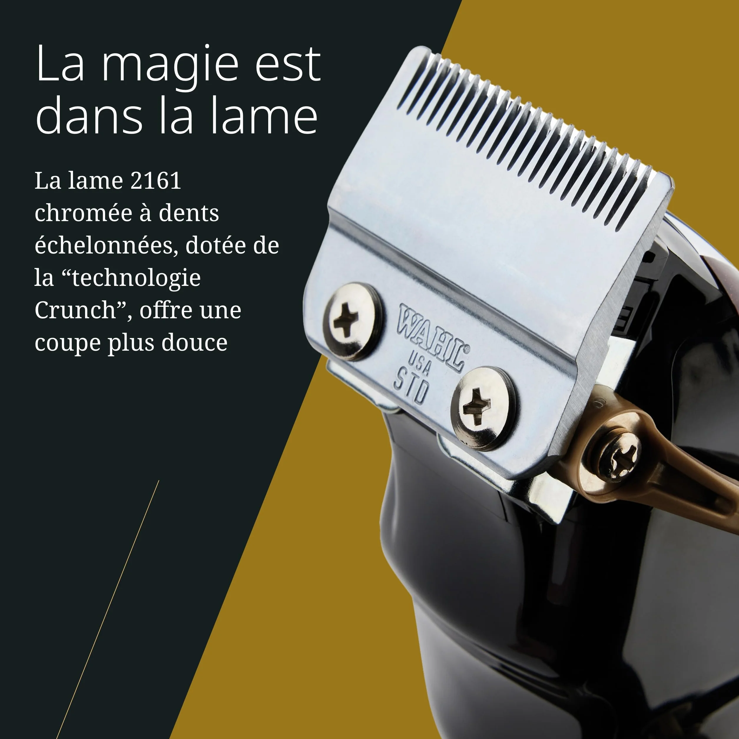 Wahl Magic Clip Tondeuse à cheveux sans fil rouge