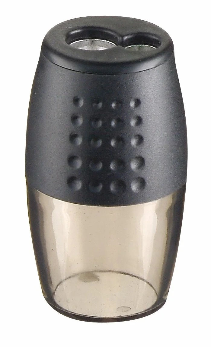 JPC Taille-crayon métal 2 trous réserve vissée Noir