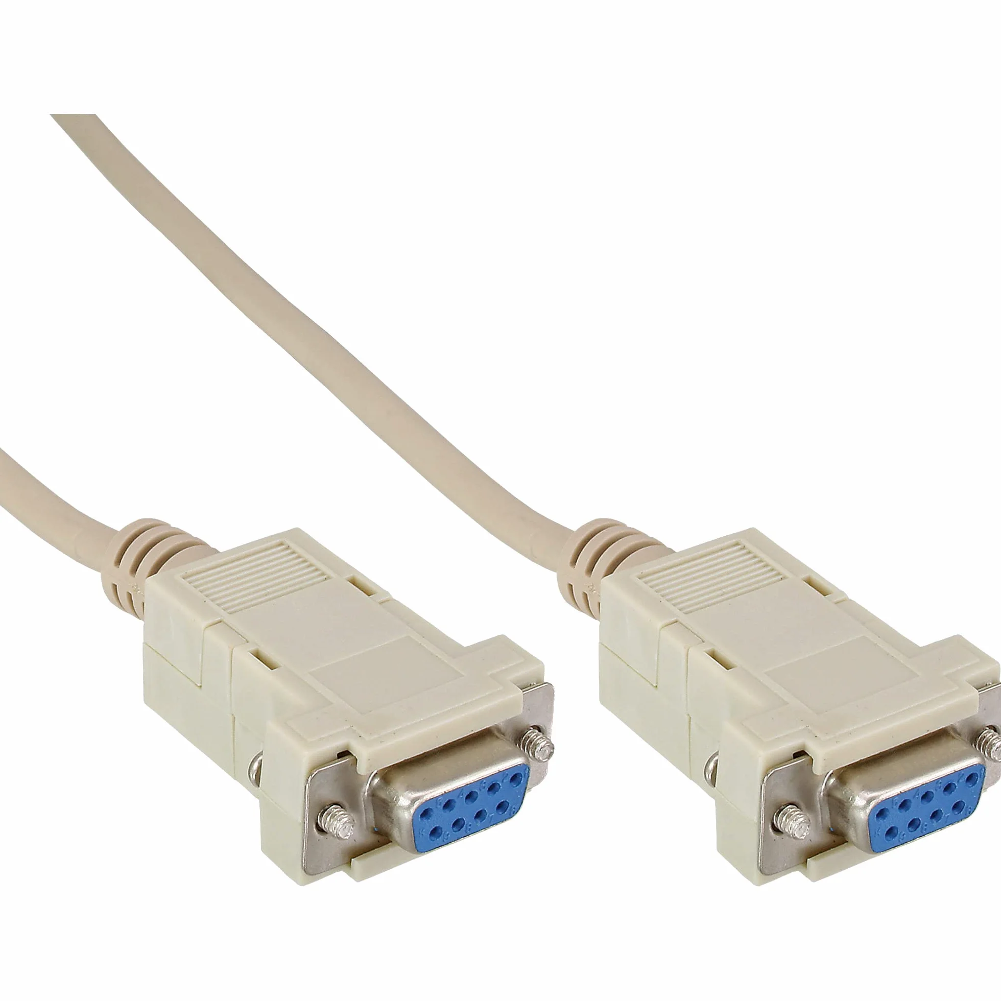 Câble Null-Modem 9 Broches Femelle/Femelle 10 m InLine 12226C