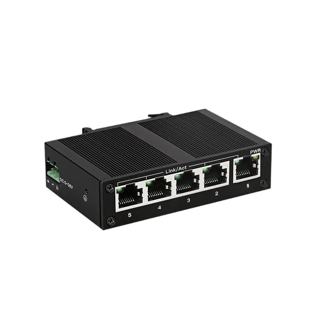 Lot de 5 commutateurs Ethernet 10/100 Mbps 1 Gbit/s Capacité de commutation 5 ports Ethernet Splitter