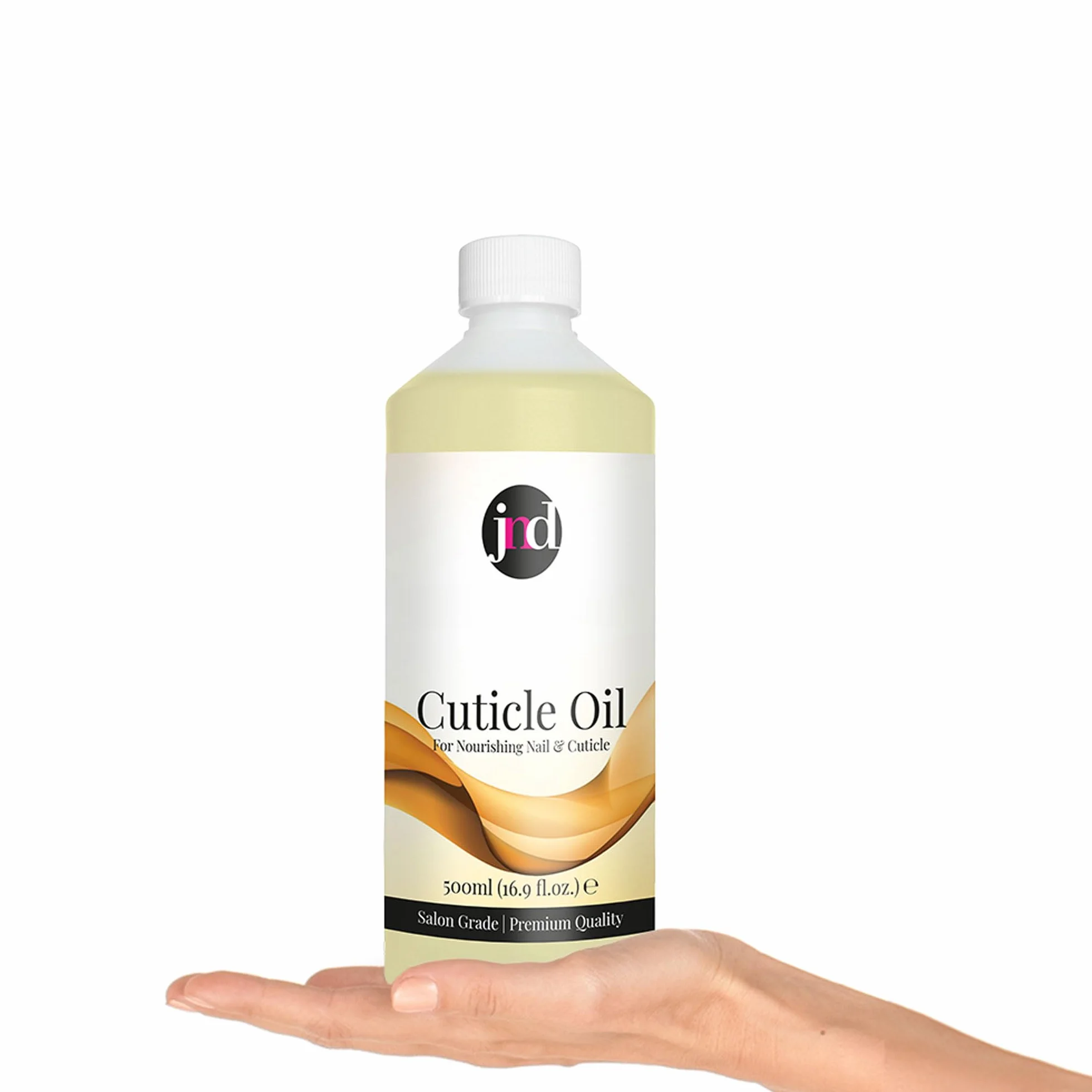 Huile pour cuticules JND avec Jojoba – Conditionneur pour ongles et cuticules – 500 ml
