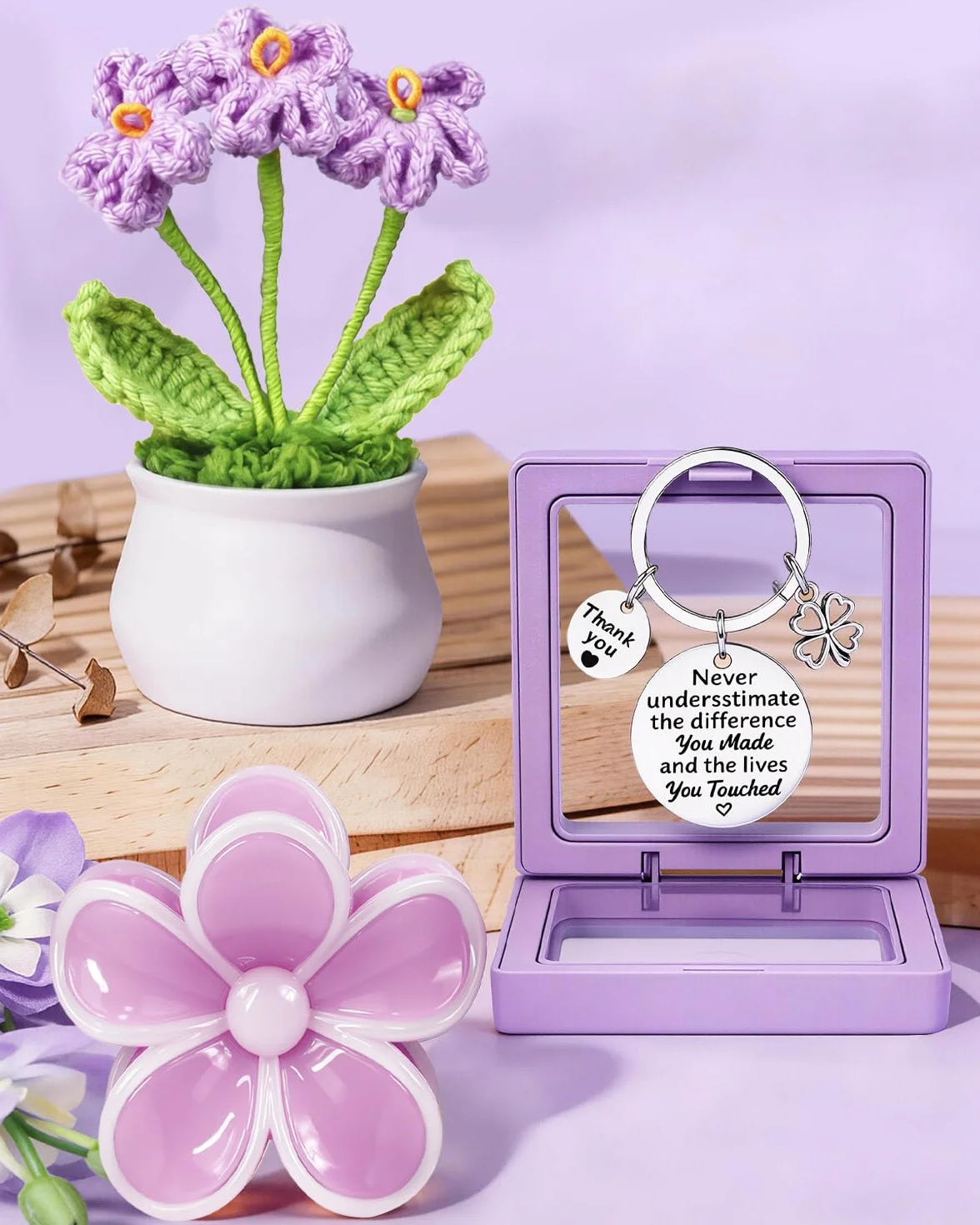 LIVEHITOP Coffret Cadeau Femme Personnalisé 7 Pièces Mug Isotherme