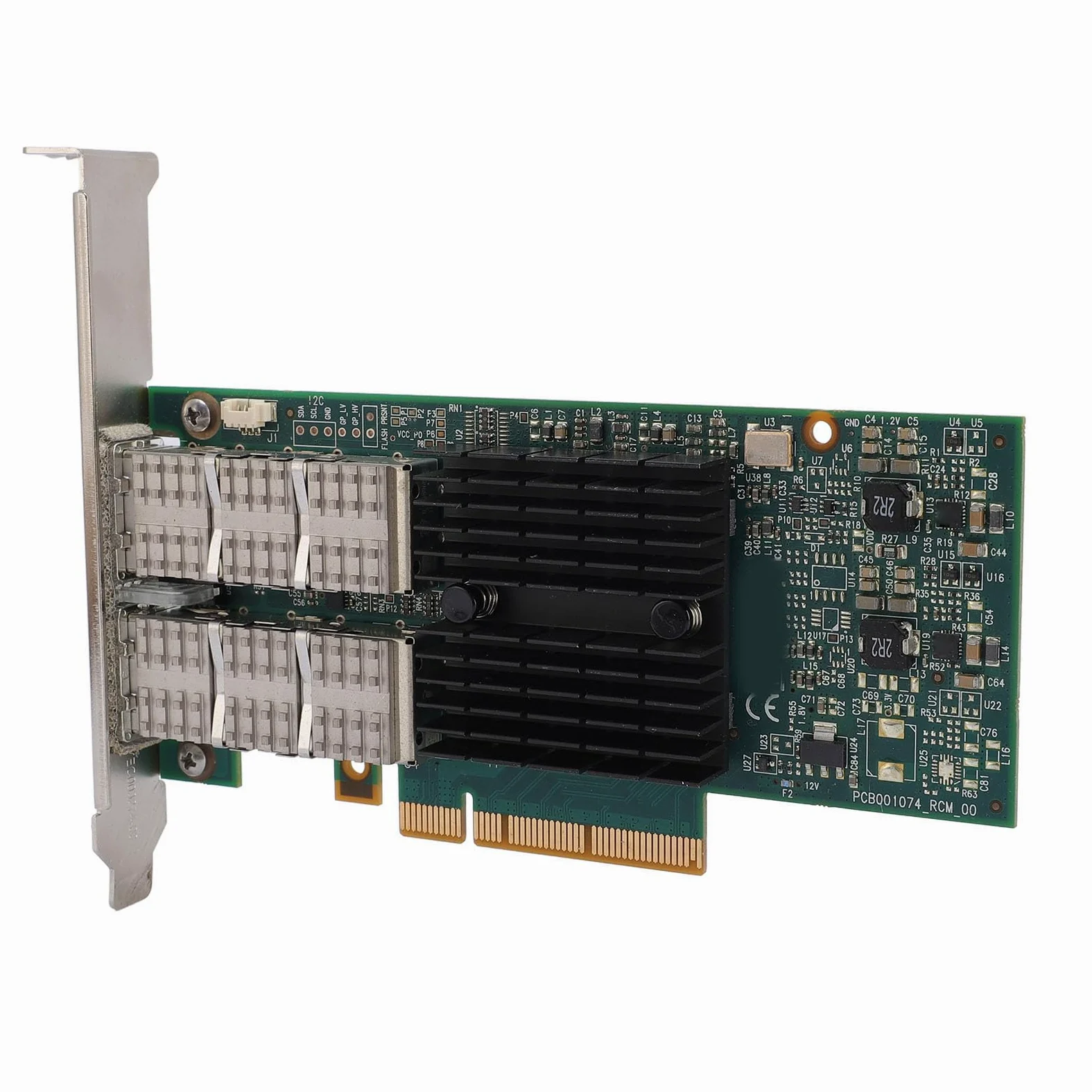 Gugxiom Carte réseau PCIe 40 Go double port QSFP PCI Express 3.0 X8 Ethernet pour fibre optique