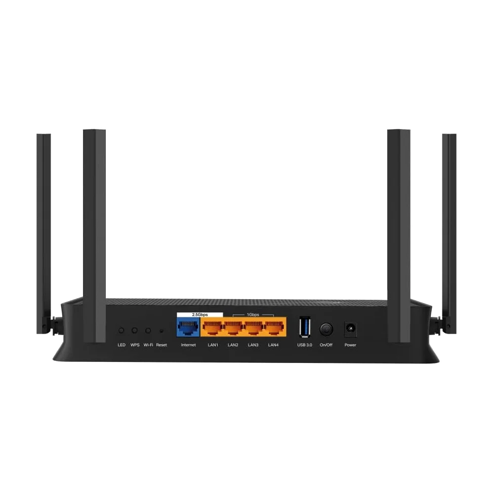 TP-Link BE3600 - Routeur Wi-FI 7 Double Bande, sans Fil et Filaire, jusqu'à 3,6 Gbps, Ports Multi-Gigabit 2.5G, MLO, Jeux et Transmission, Compatible EasyMesh, Configuration Facile,