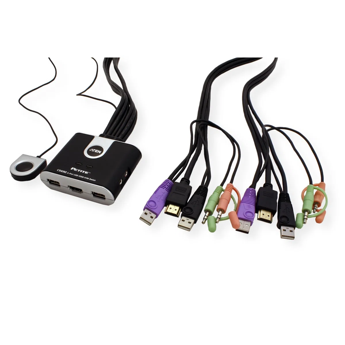 ATEN ATEN CS692 KVM in Cable 2 ports HDMI/USB+Audio