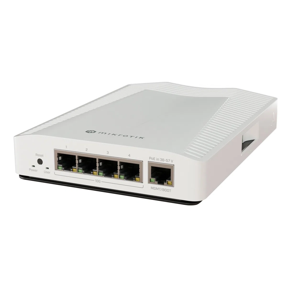 Mikrotik Crs304-4xG-In - Switch - 4 X 1/2,5/5/10gbasE-T + 1 X 10/100/1000 (poe) - Desktop - Poe (crs304-4xG-In)