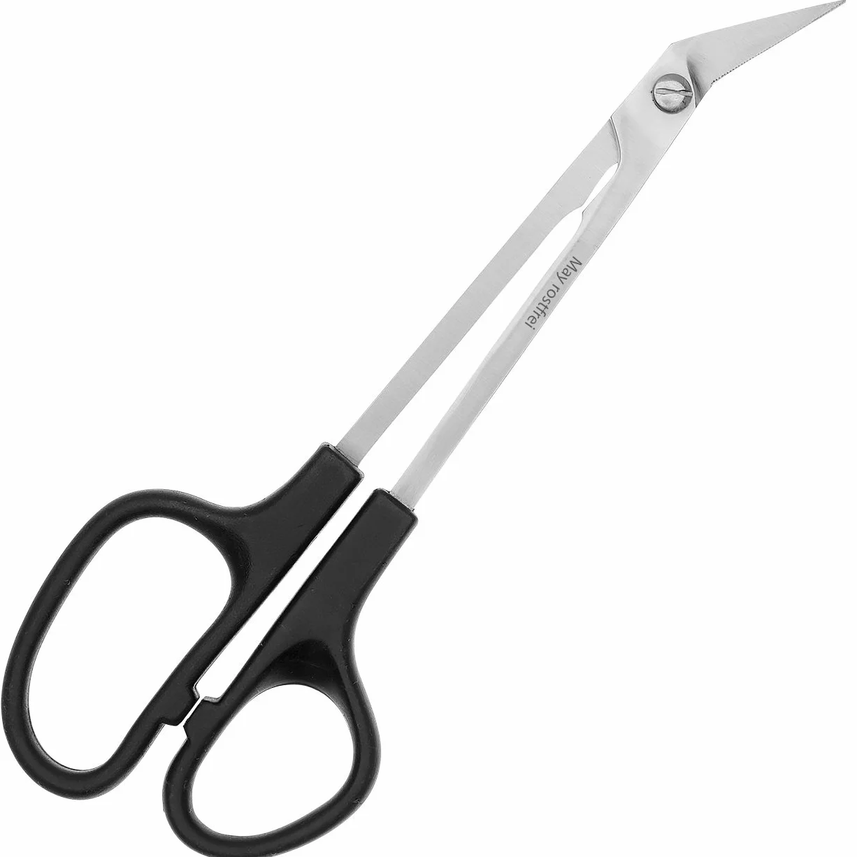 Ciseaux Pédicure Long Manche Acier Inoxydable 17,5 cm Antidérapante Grandes Poignées Ongles Épais Seniors