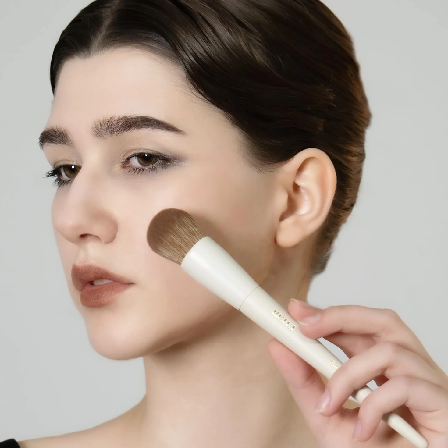 BEILI Pinceaux de Maquillage 15 PCS Set Professionnel Vegan Fond de Teint Fard à Paupières Correcteur Eyeliner