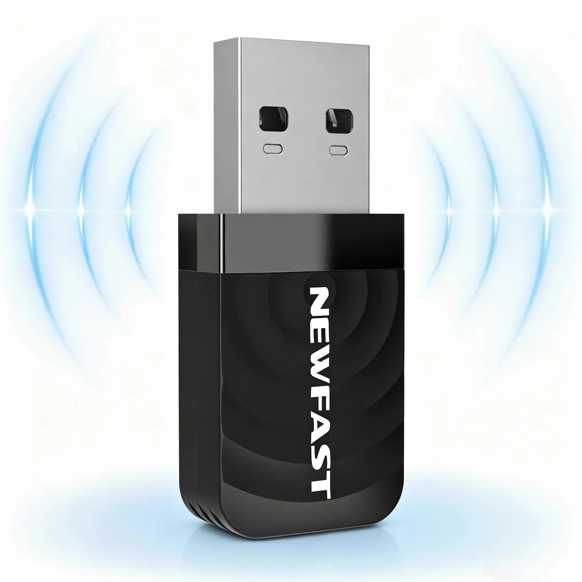 NEWFAST 1300Mbps WiFi USB pour PC, Clé WiFi Dual Band 2.4GHz/5GHz | AC1300 Adaptateur WiFi USB pour PC, USB 3.0, compatible avec Windows 11/10/8.1/8/7/XP et Mac OS 10.11-10.15