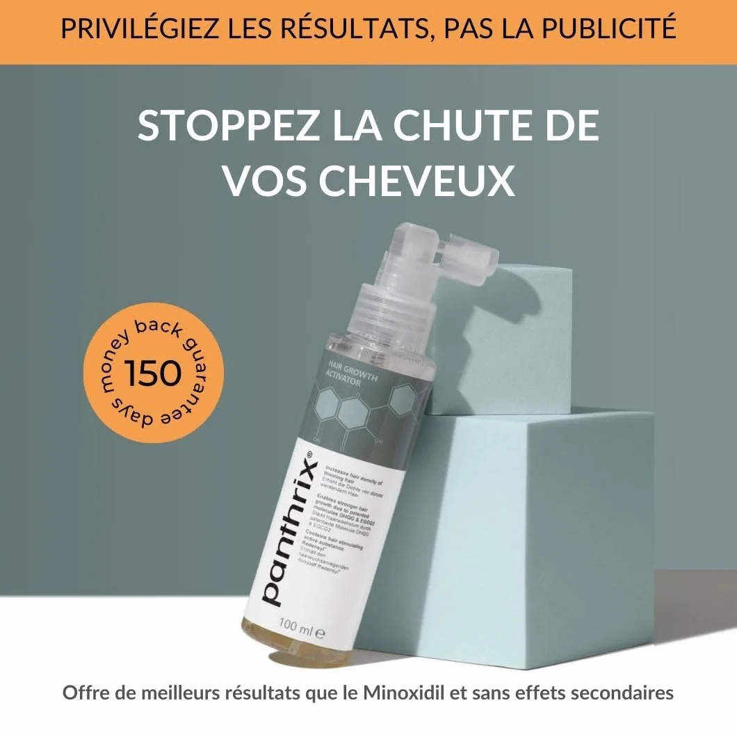 Panthrix Sérum Croissance Cheveux Redensyl 3% Anti Chute Repousse Caféine Kératine Niacinamide 100 ml
