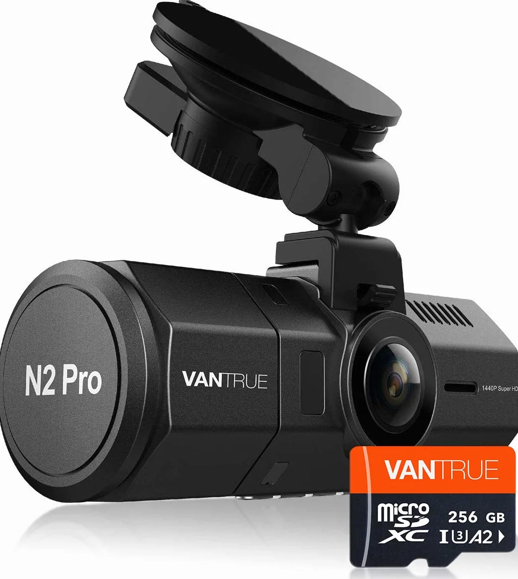 Vantrue Carte mémoire microSDXC UHS-I U3 4K 256Go avec Adaptateur