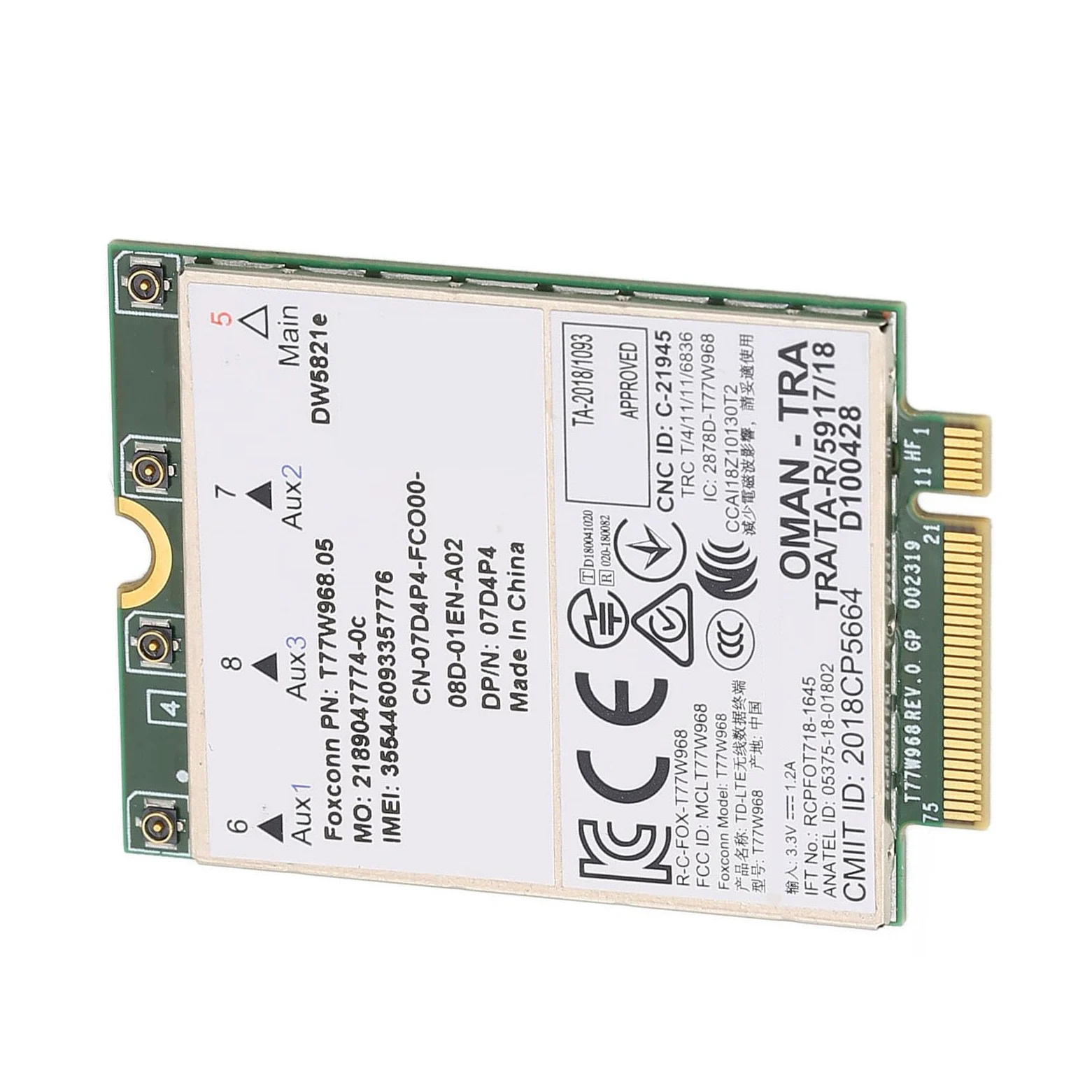 Carte Réseau sans Fil, Transmission Rapide 3G 4G 5G pour Ordinateur Portable, Carte WiFi, Prise en Charge USB, GPS, Mini PCB