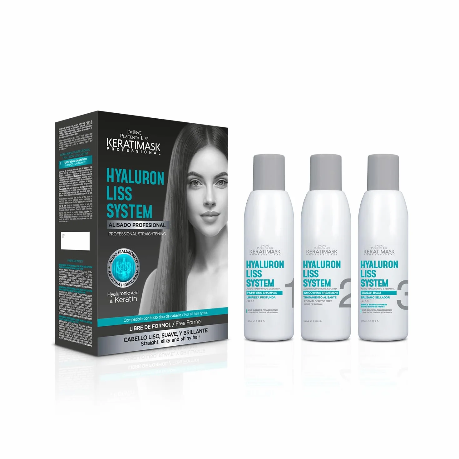 Kit de Lissage Professionnel Keratimask - Straightening Kit