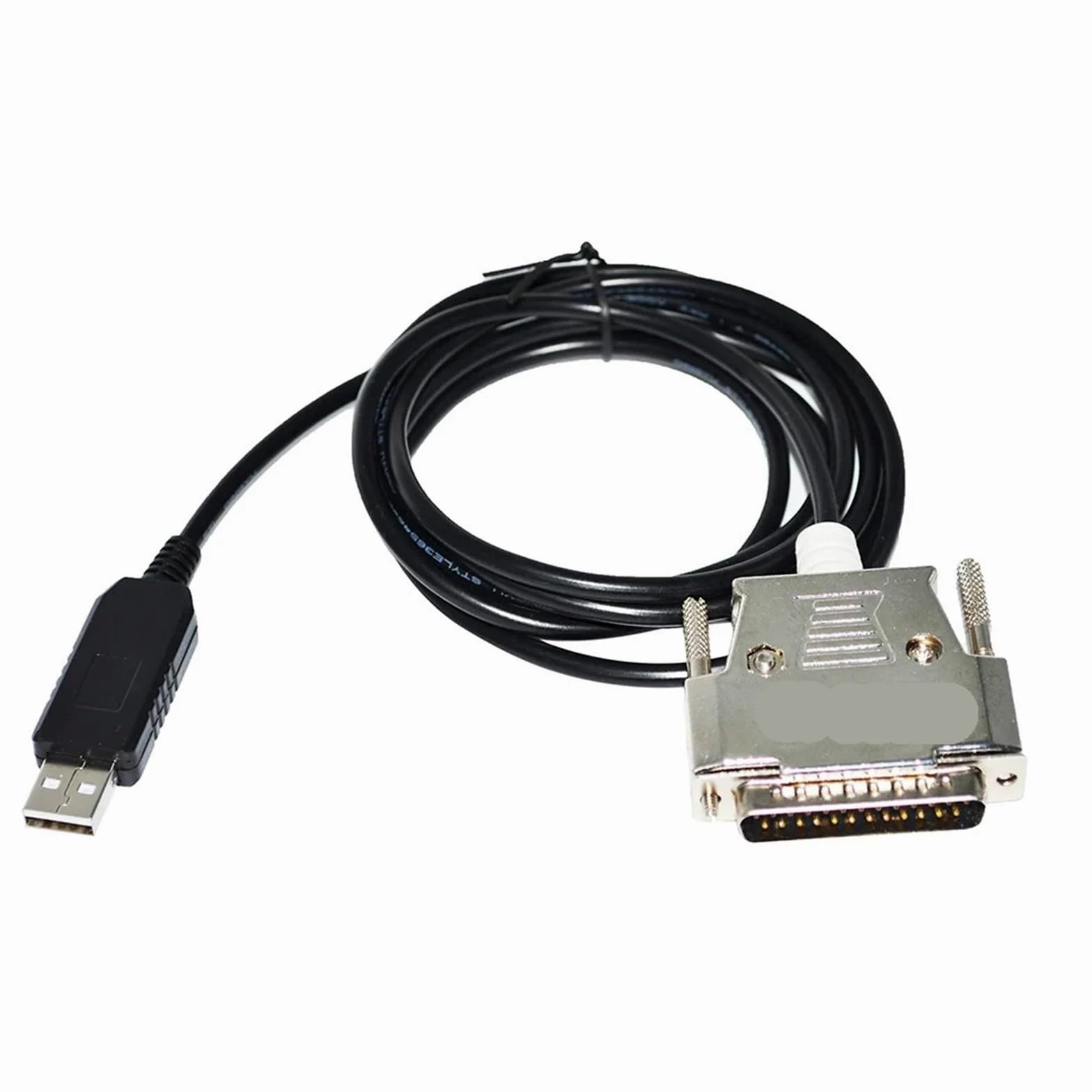 Adaptateur de connecteur USB vers D-SUB 25 broches DB25 mâle, câble de programmation de communication série RS232(3 metres)