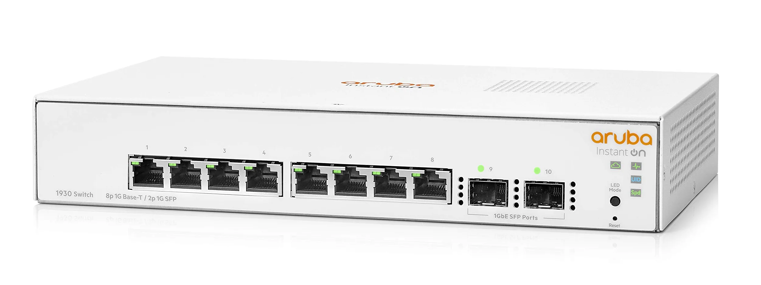 Aruba Instant On 1930 Gestito L2+ Gigabit Ethernet [10/100/1000] 1U Bianco (HPE ARUBA SWITCH INSTANT ON 1930 8G,8 PORTS 2SFP)
