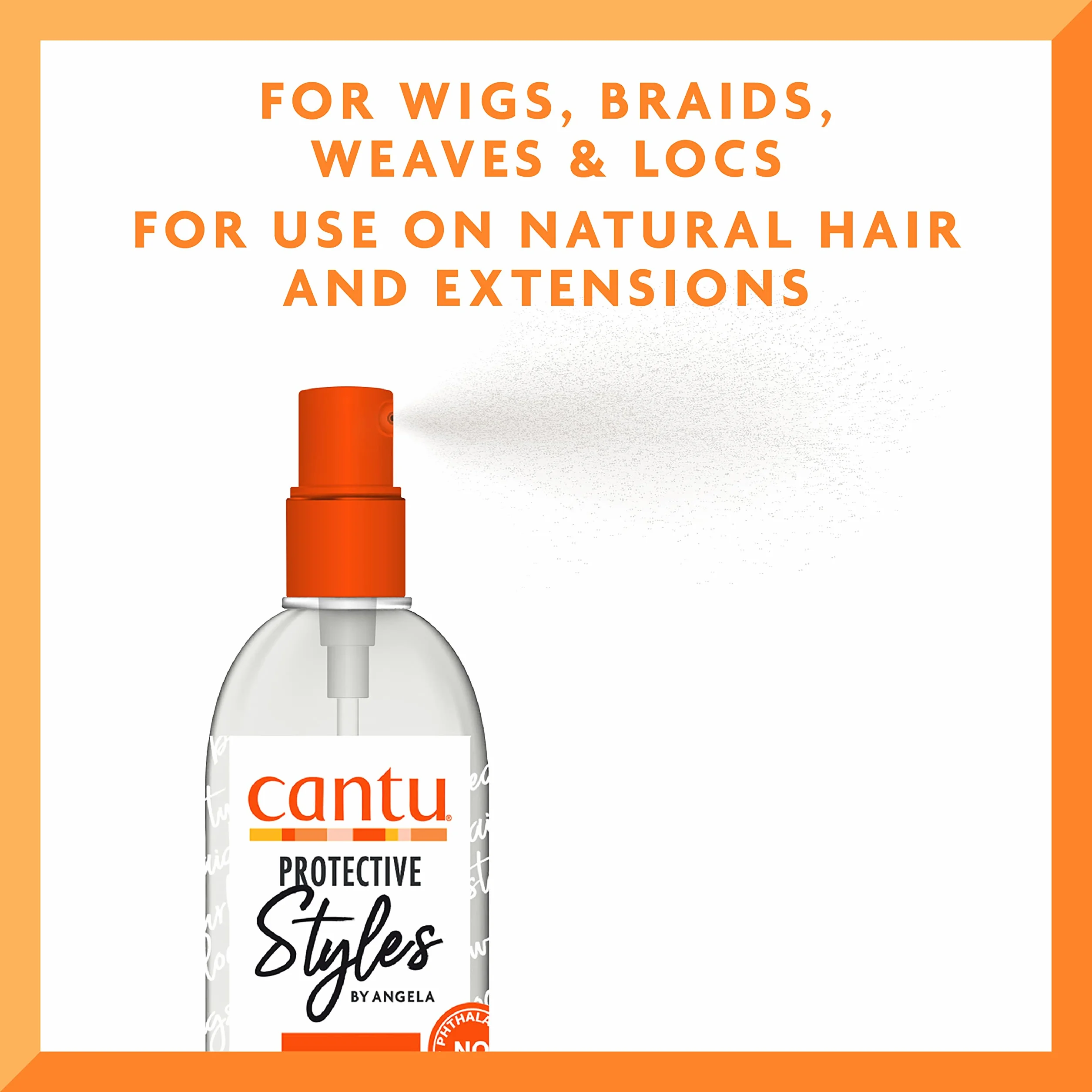 Cantu Protective Styles Brume Rafraîchissante Parfumée 118 ml