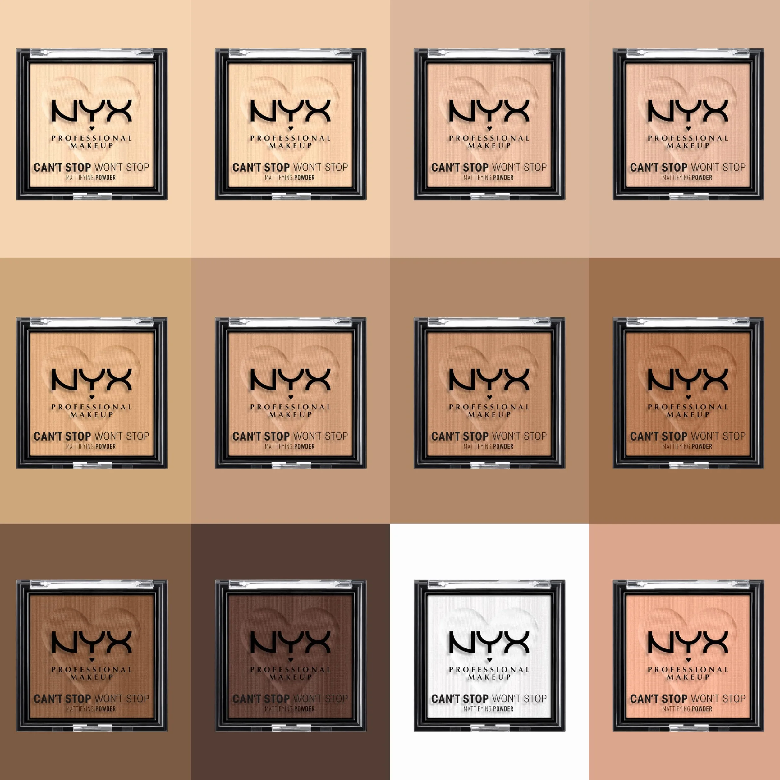 NYX Professional Makeup Can't Stop Won't Stop Mattifying Powder Mocha