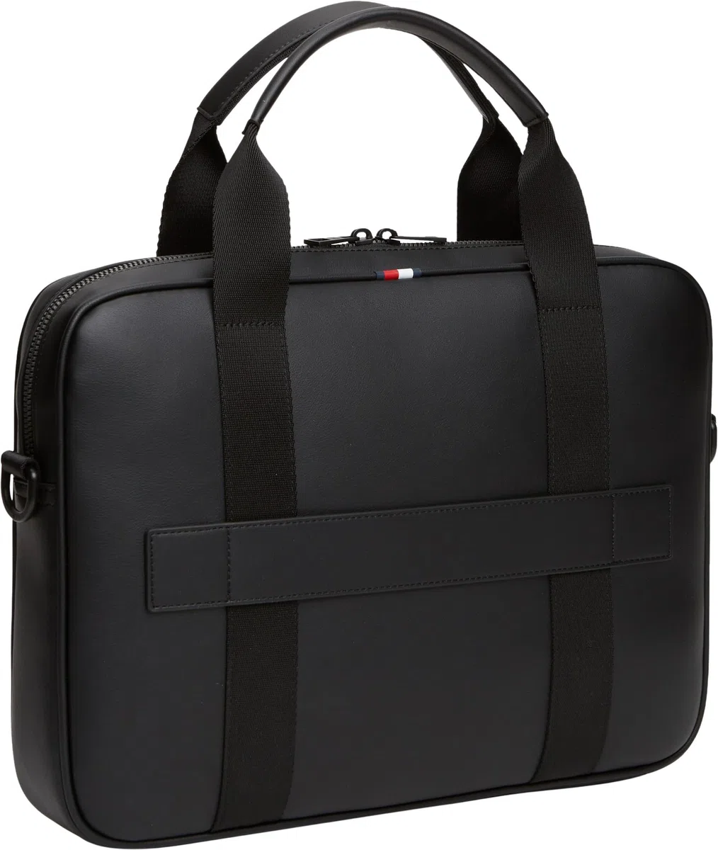 Tommy Hilfiger Men Th Foundation AM0AM14727 Sac d'ordinateur Noir Taille unique