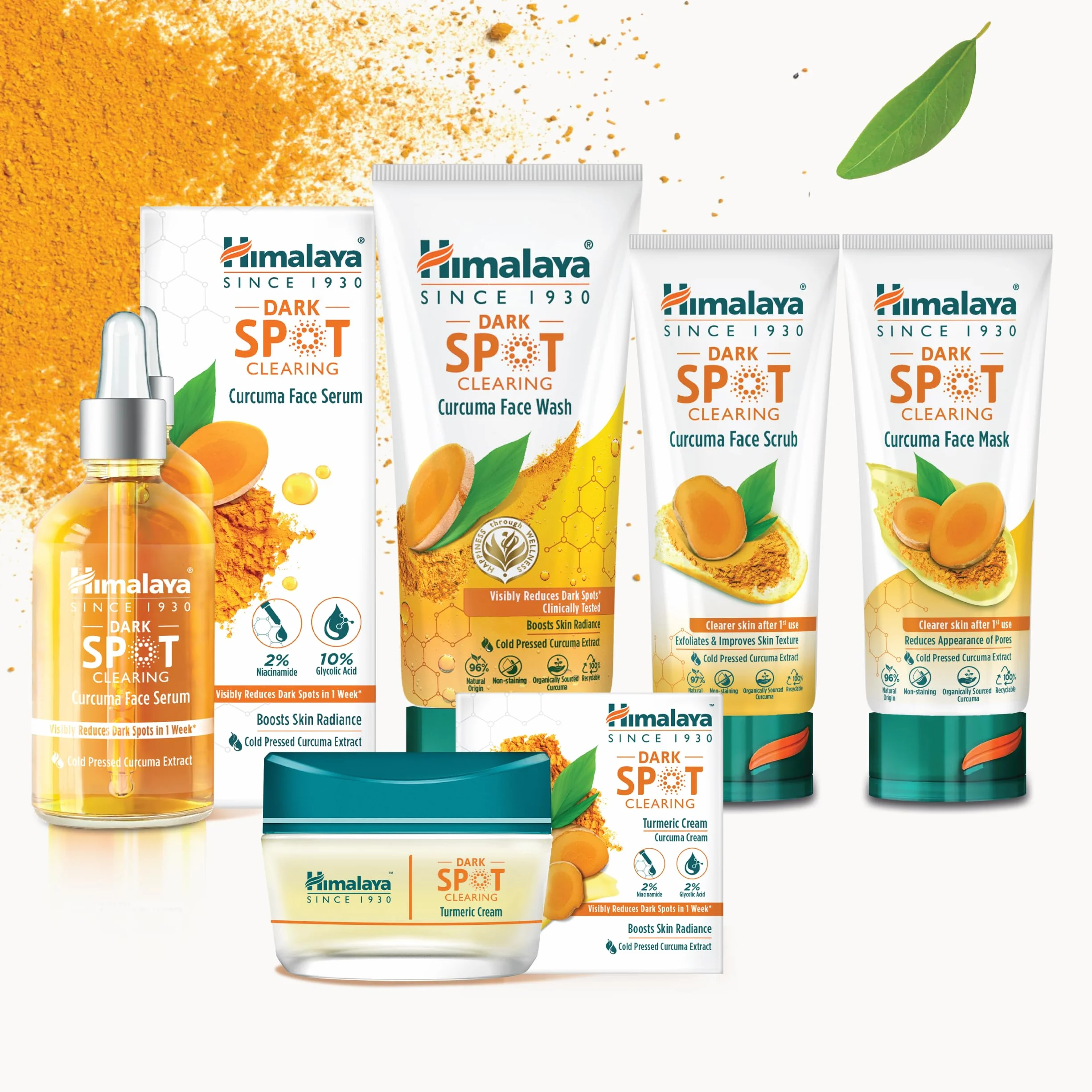 Himalaya Dark Spot Clearing Curcuma Nettoyant visage 150 ml