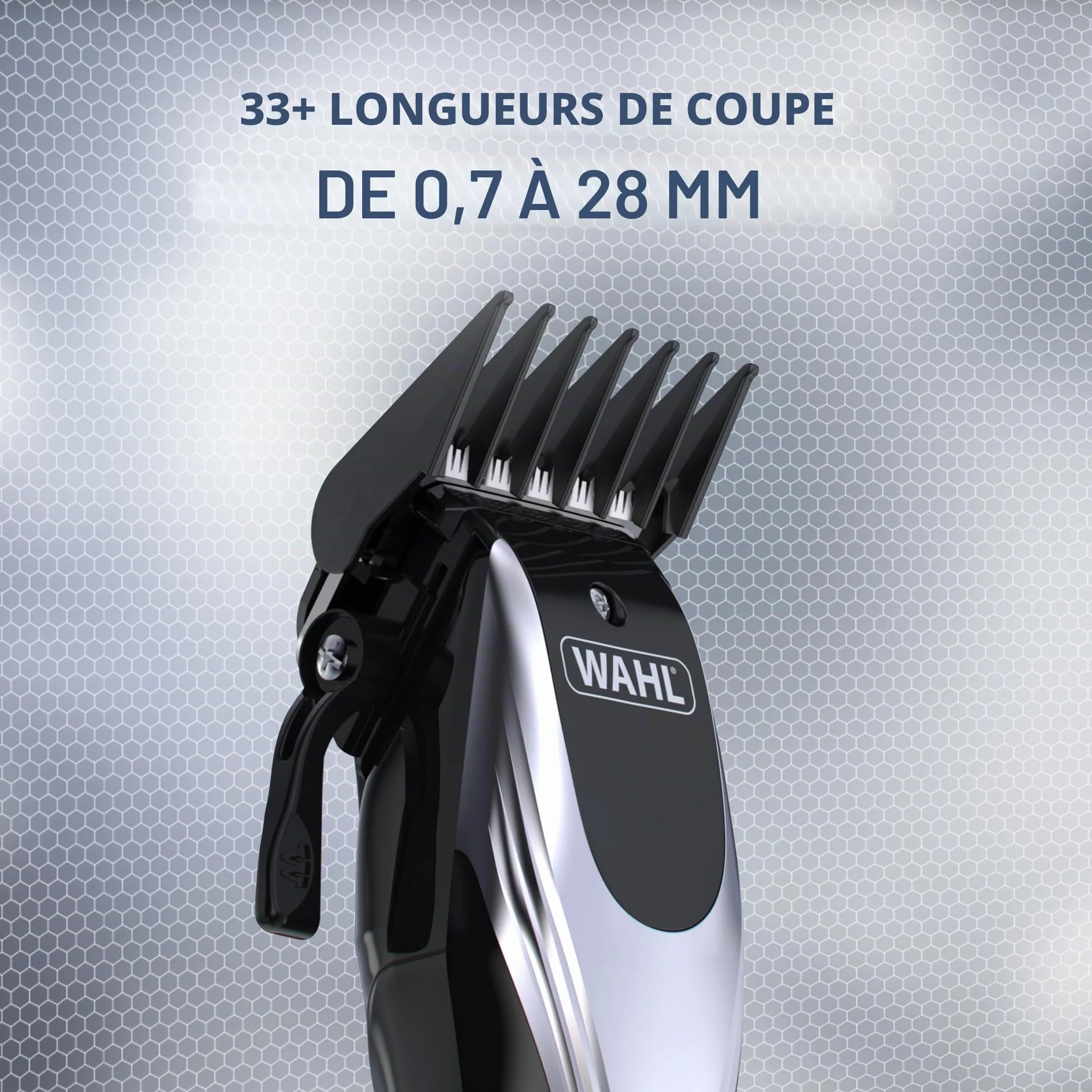 Wahl Rapid Clip Tondeuse Homme Rechargeable Lithium-Ion Sans Fil Professionnelle