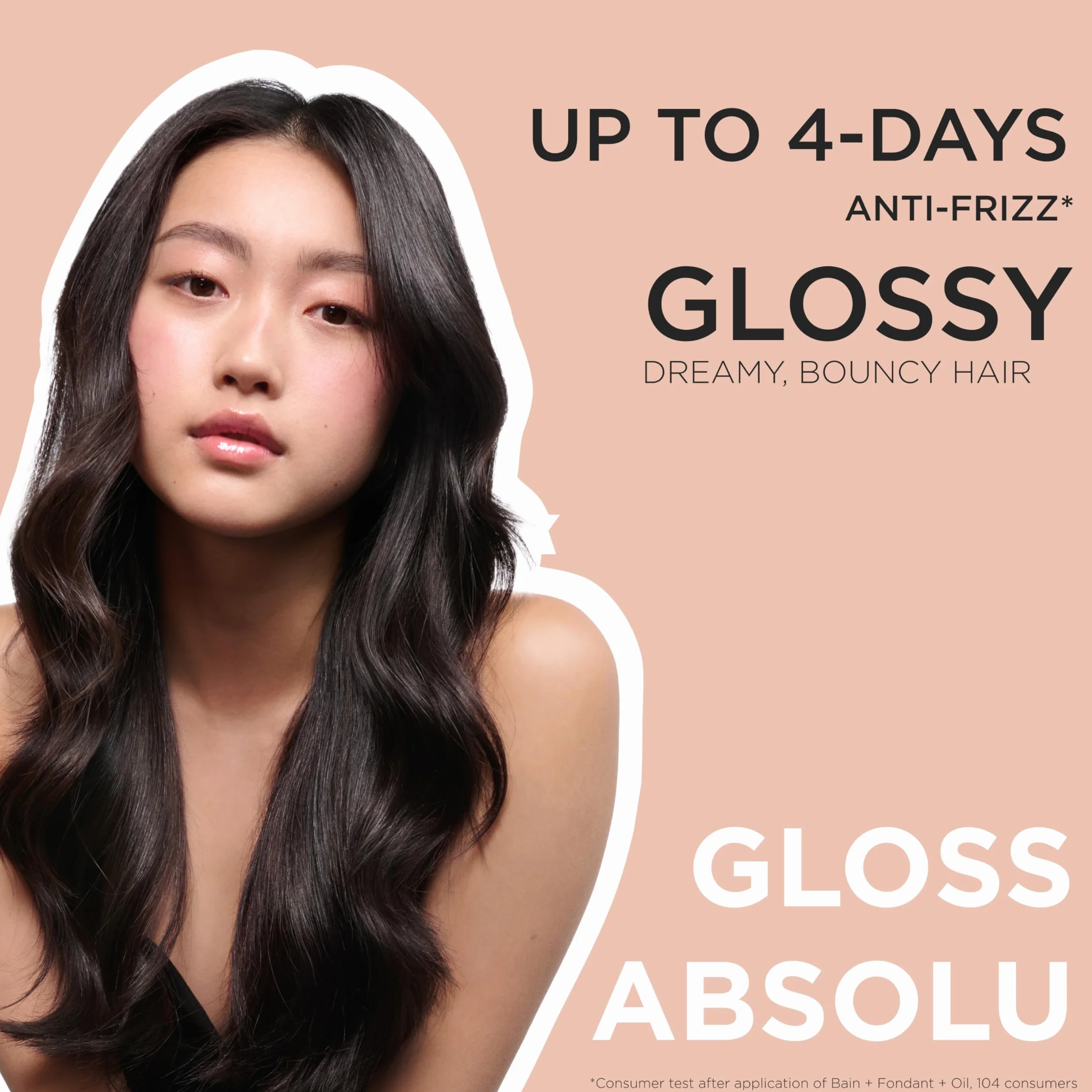 KÉRASTASE Gloss Absolu Fondant Insta Glaze Après-Shampoing Brillance Cheveux Ternes Acide Hyaluronique Acide Glycolique Rose Sauvage Cheveux Longs Frisottis
