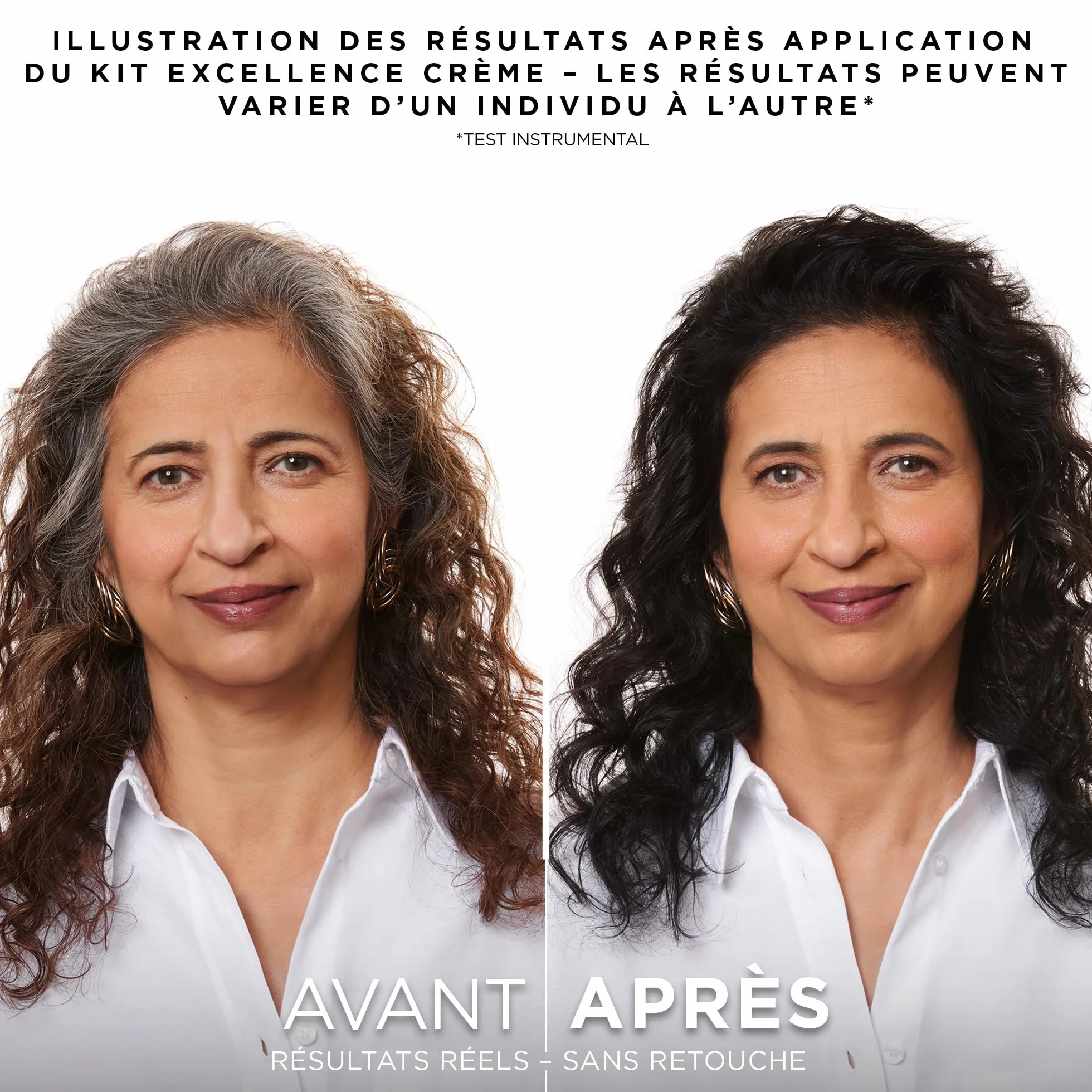 L’ORÉAL PARIS Excellence Crème Coloration Cheveux Permanente Châtain Clair Doré 5.3 Couvre 100% Cheveux Blancs