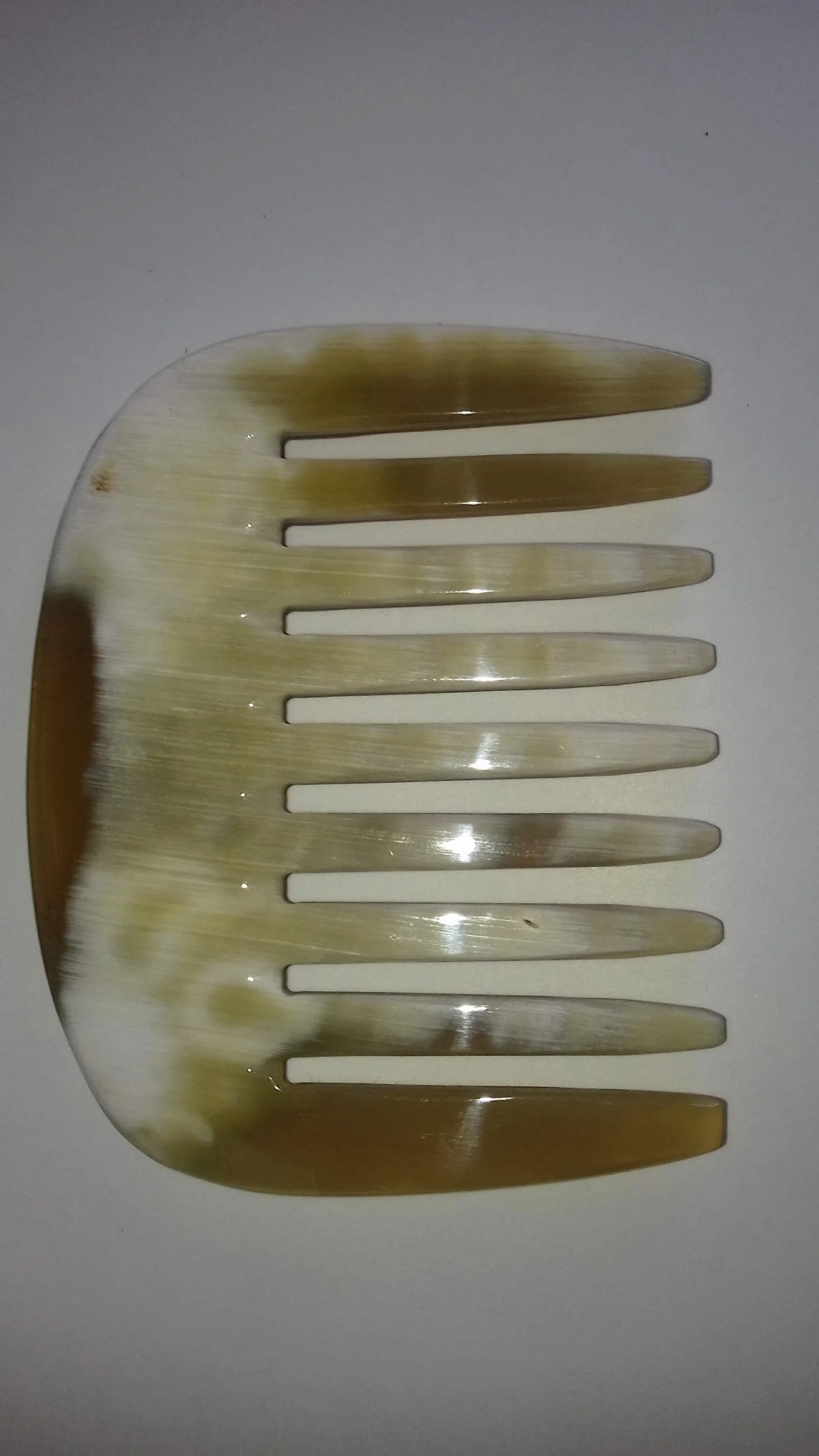 Peigne AFRO en Corne Naturelle 9,2 cm