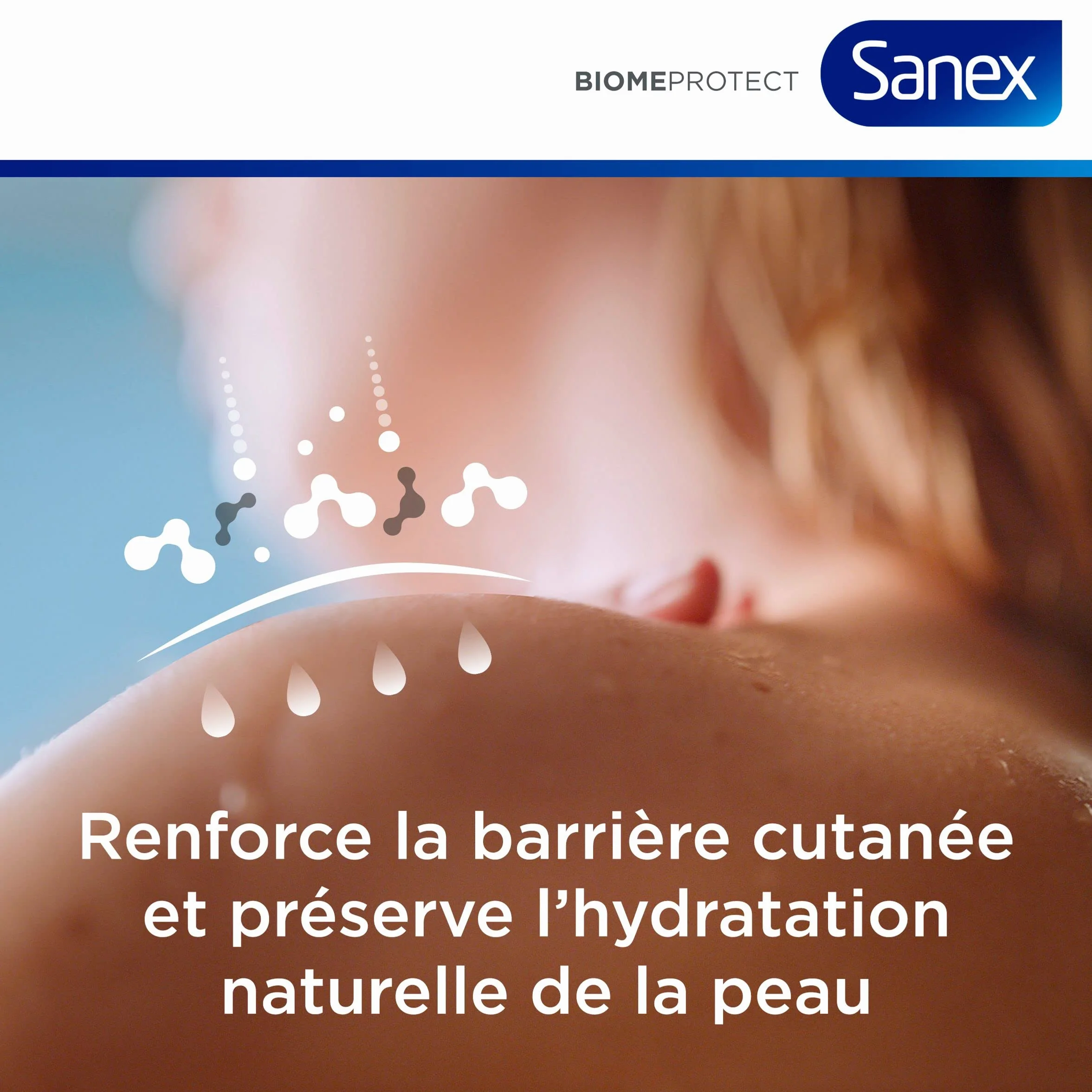 Sanex BiomeProtect Atopicare Oil Calming Huile de douche Peaux réactives à tendance Atopique 400 ml
