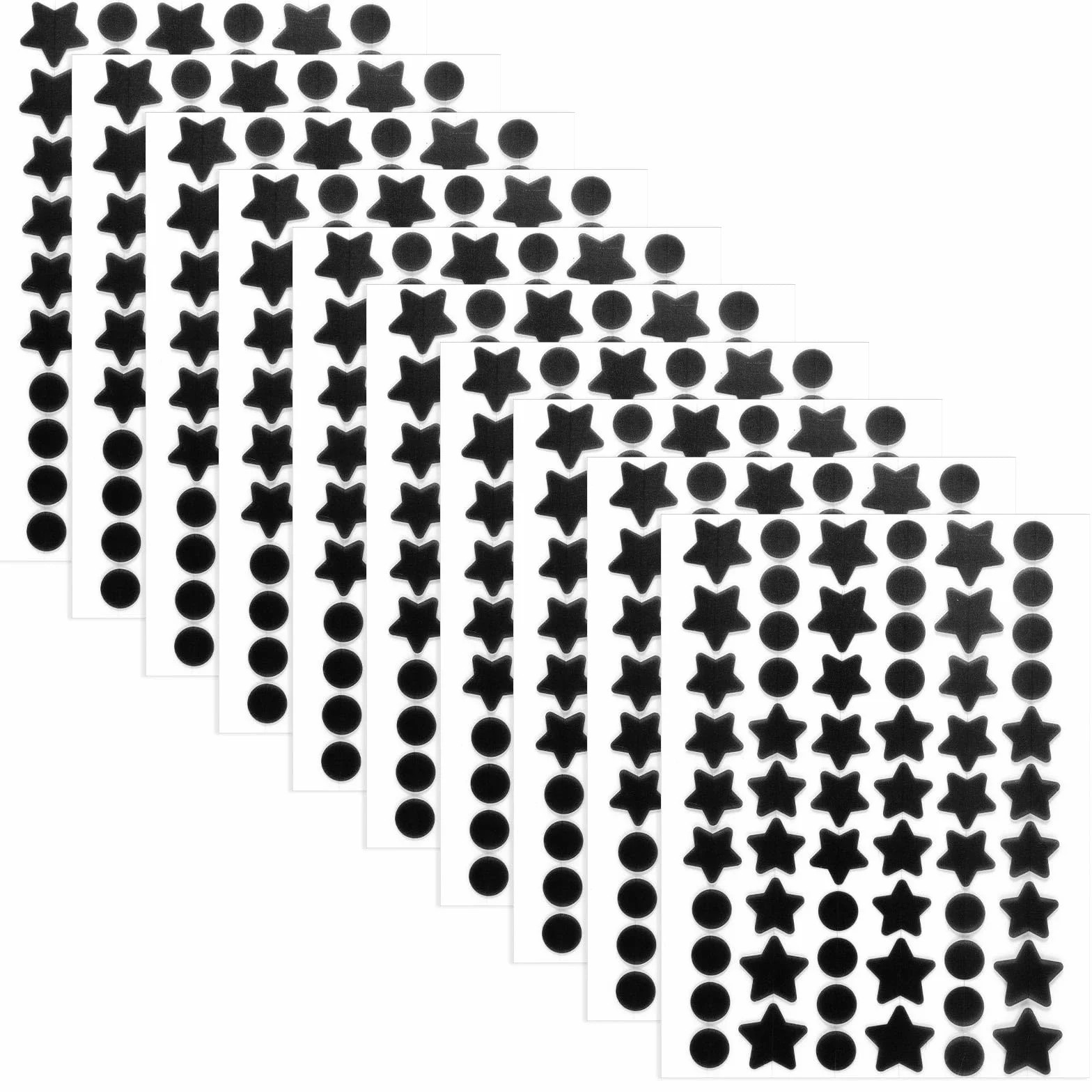 Patchs Anti-Boutons Noirs 600pcs, Cache-Boutons Ronds Visage, Patchs Anti-Acné en Forme d'Étoile