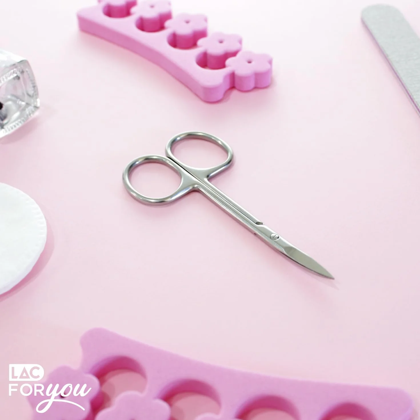Ciseaux Ongles Acier Inox 9 cm Manucure Pédicure Coupe Précise