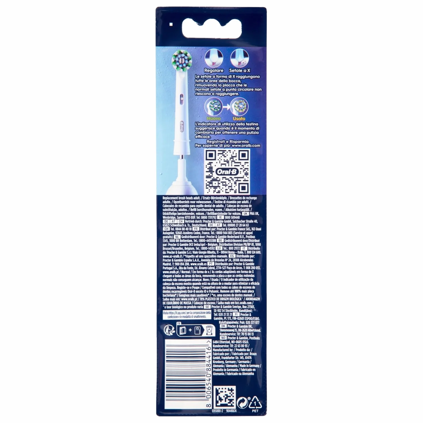 Oral-B Têtes de rechange Pro Cross Action 2 pcs