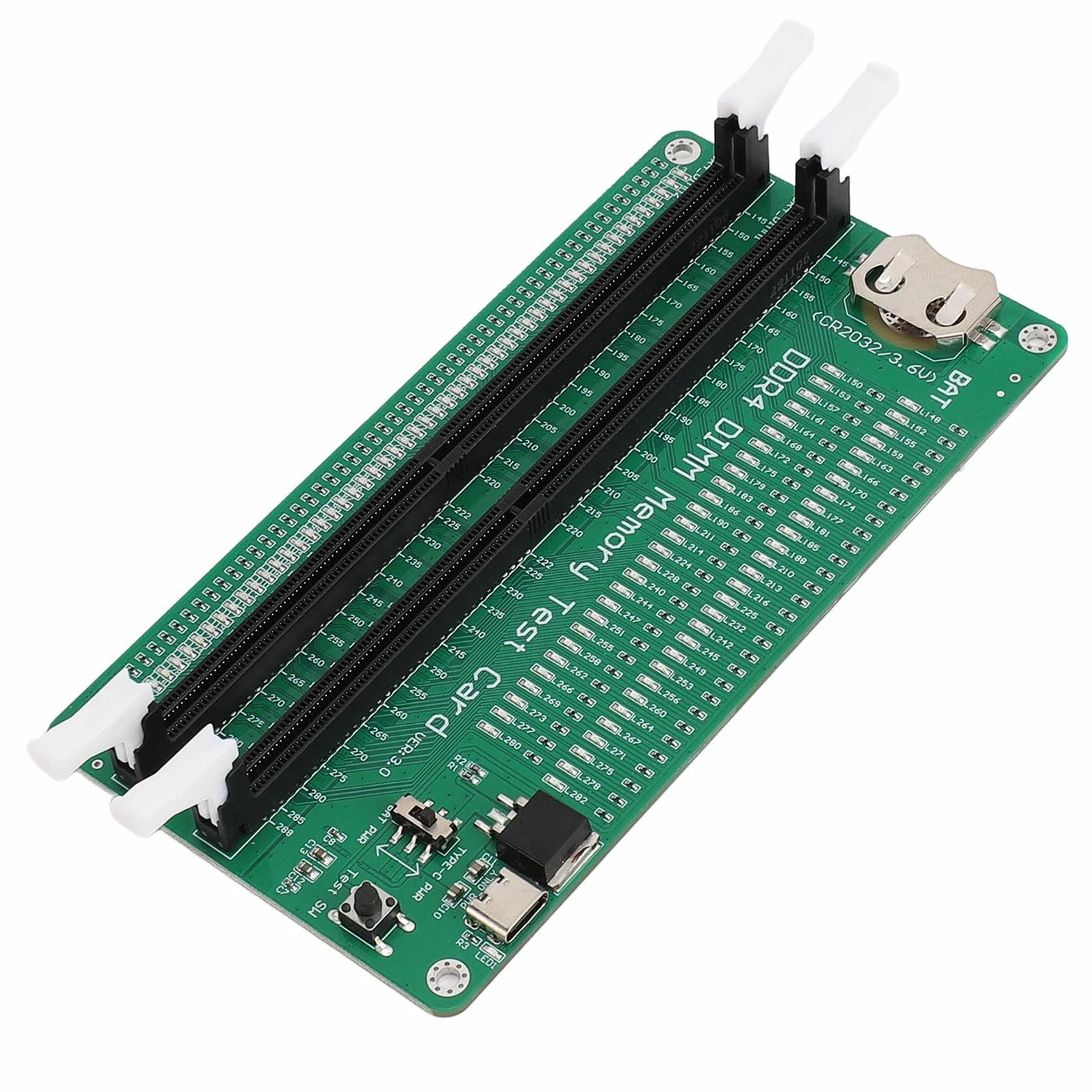 Testeur de Mémoire DDR4 pour Ordinateur de Bureau avec Indicateurs LED