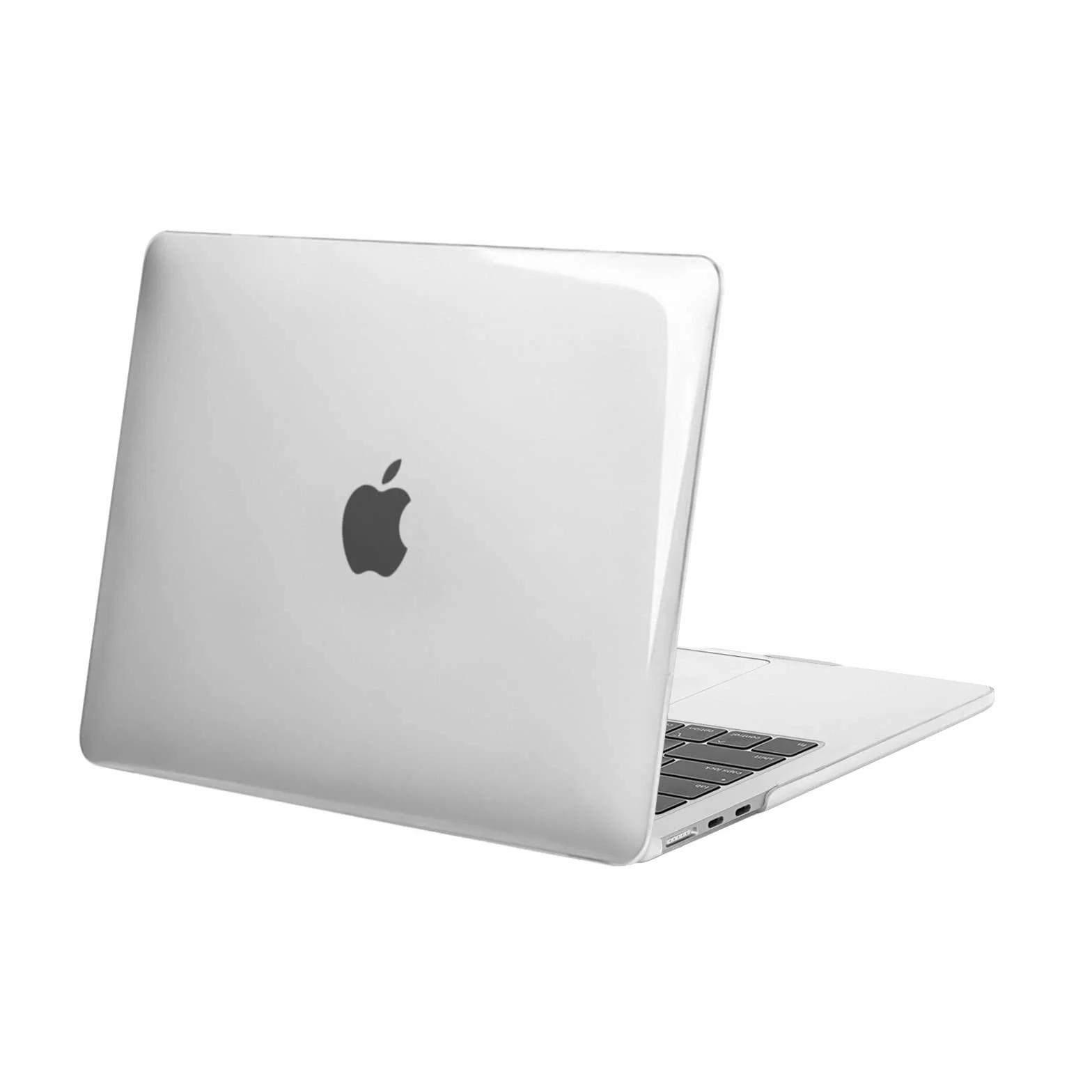 MOSISO Coque Compatible MacBook Air 13 Pouces M5 M4 M3 M2 2026-2022 Touch ID Liquid Retina, Protection Rigide Cristal Clair