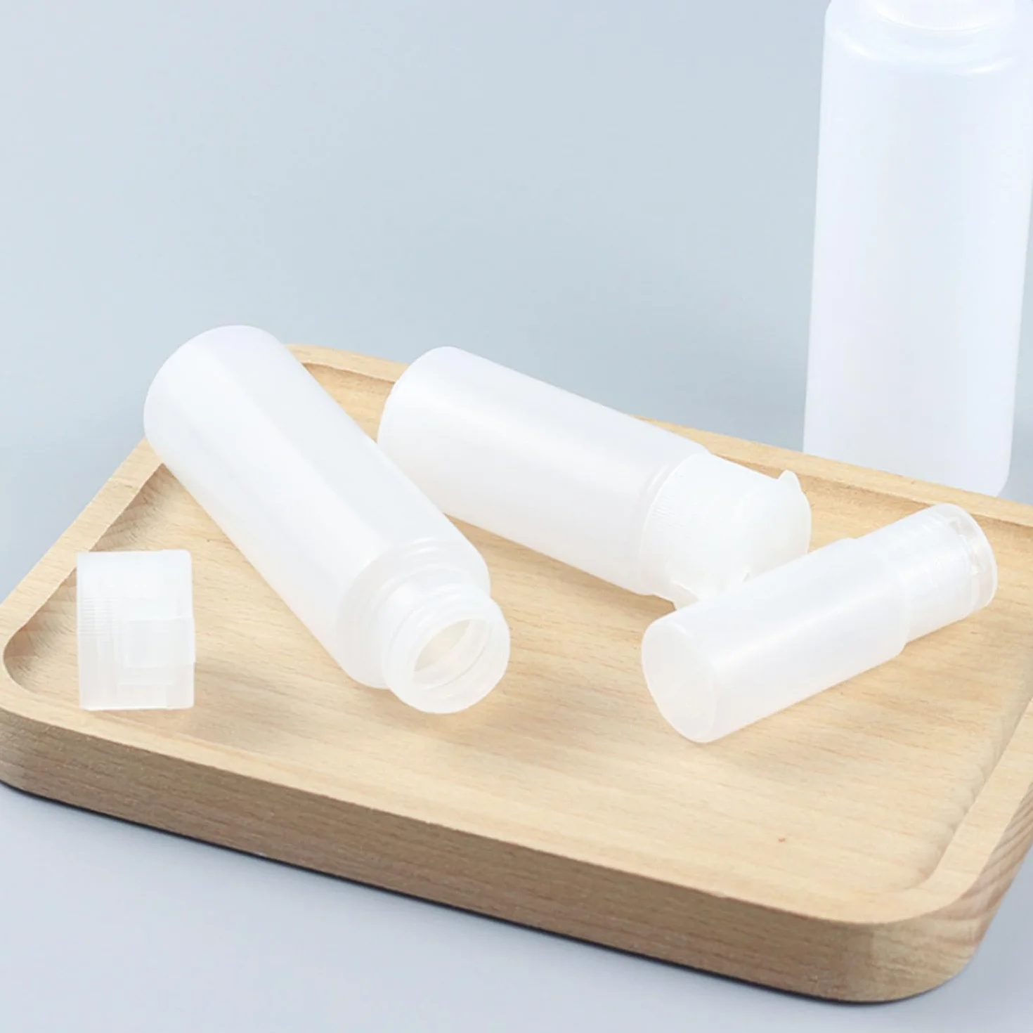 Bouteilles Souples de Voyage 5 Pièces, Flacon Avion 20ml, Kit de Toilette