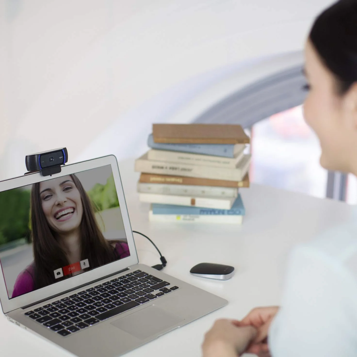 Logitech Webcam C920 HD Pro Full HD 1080p, double micro stéréo, noir (renouvelée)