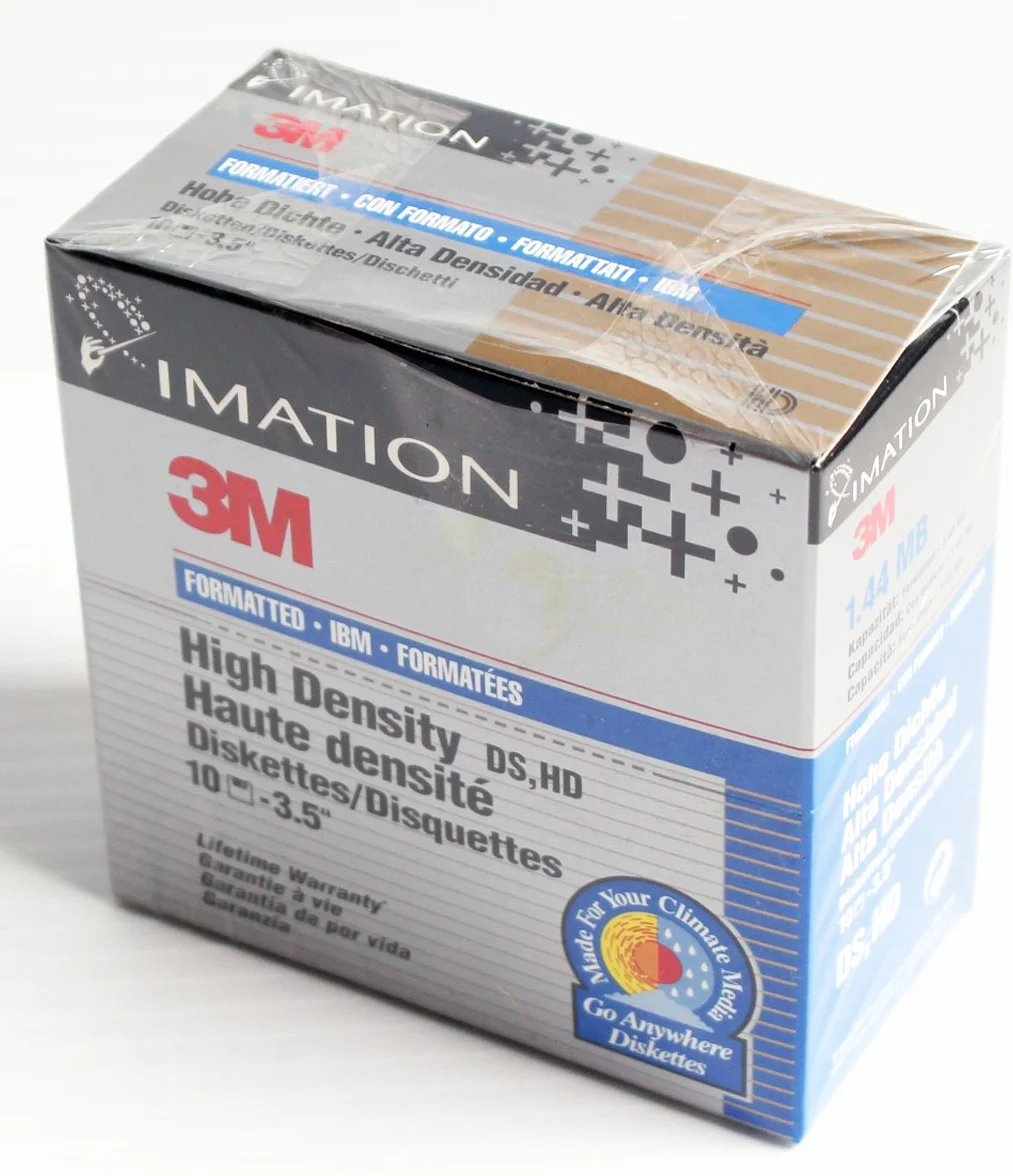 Imation Disquettes 1,44 Mo 10 sztuk
