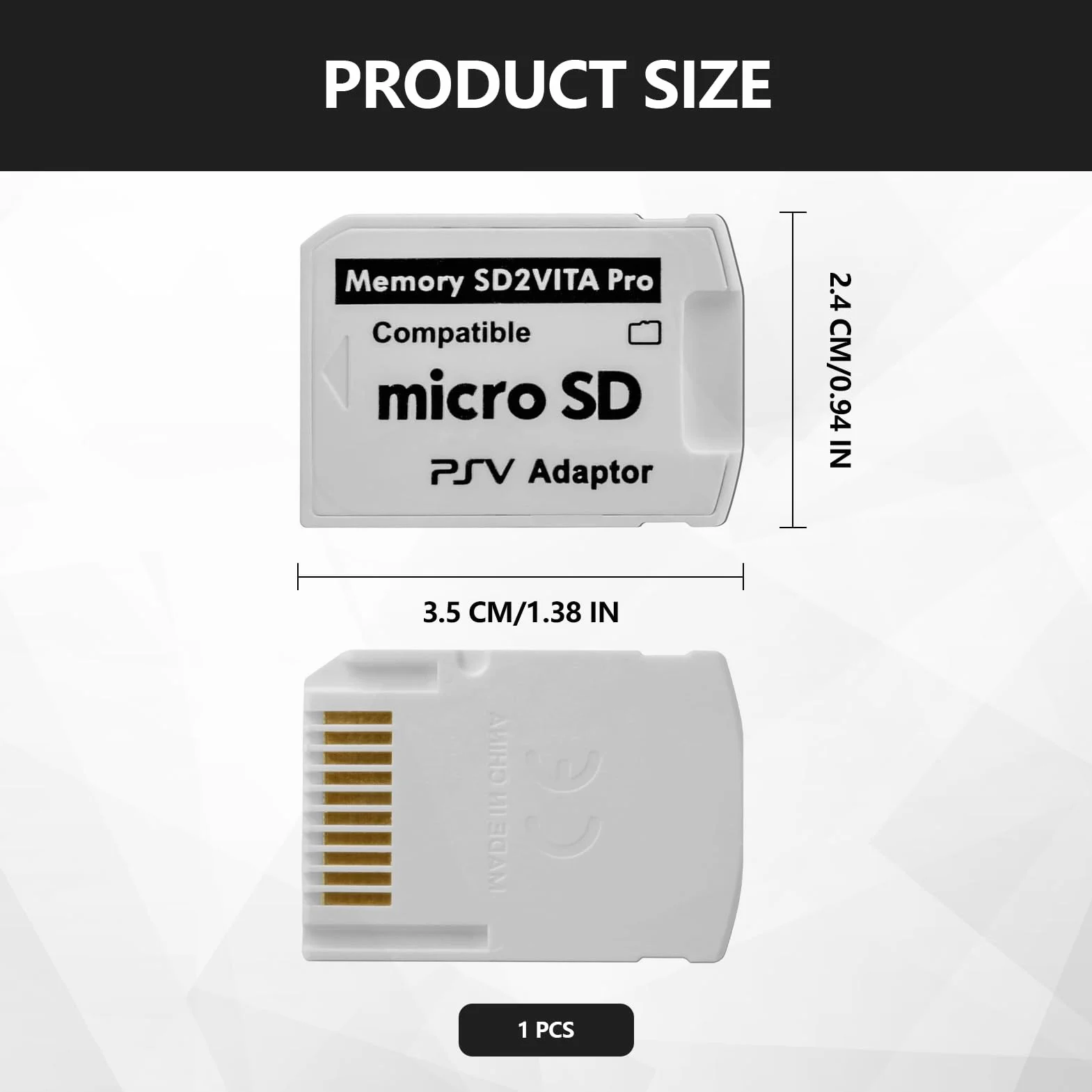 SD2vita Carte Mémoire Adaptateur PS Vita 1000 2000 Convertisseur